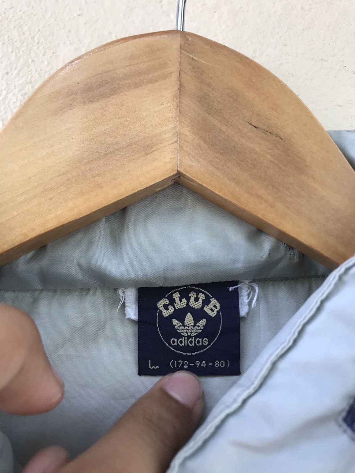 Adidas Vintage 90s Adidas Club Windbreaker Size US L / EU 52-54 / 3 - 3 Thumbnail
