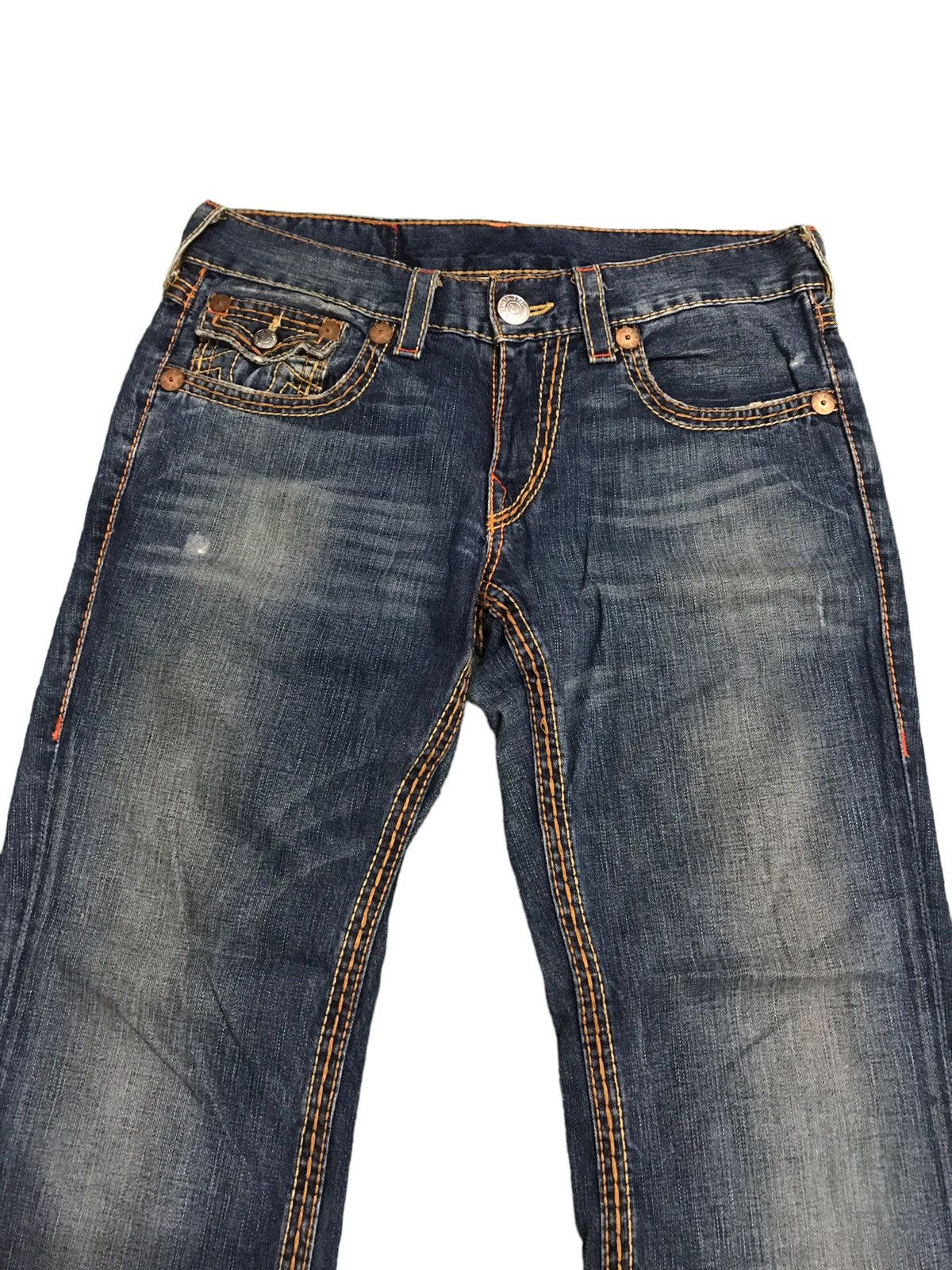 io着用　usa製true religion denim 28×33 brown io着用 usa製true religion denim 28×33 brown io着用 usa製true