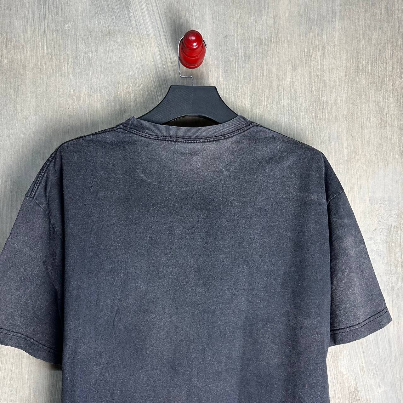 【SUNG1975】Fade-over t-shirt Oversized Faded Logo T-shirt — JAESYUN