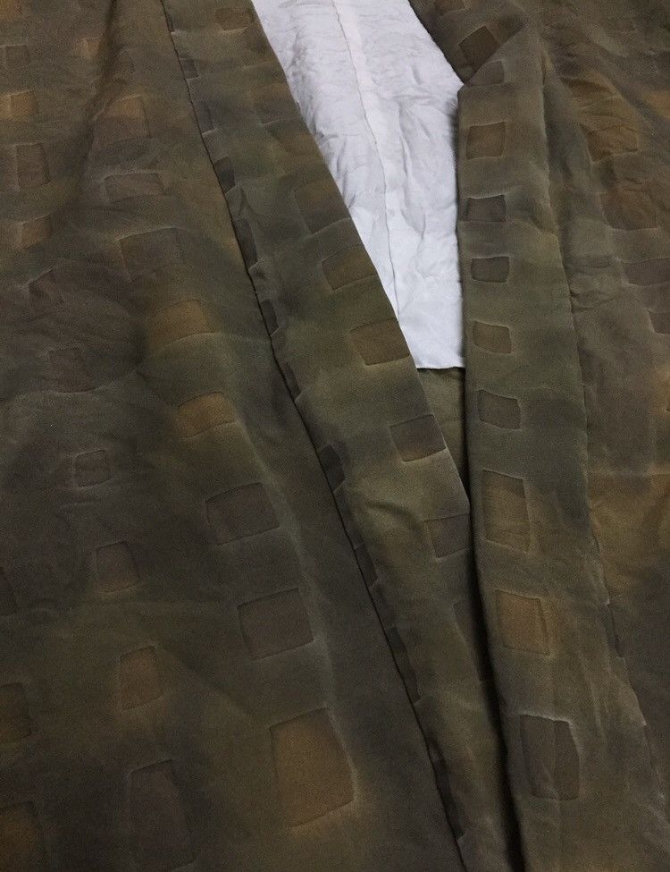 Japanese Brand Vintage Checkered Noragi Kimono Size US M / EU 48-50 / 2 - 2 Thumbnail