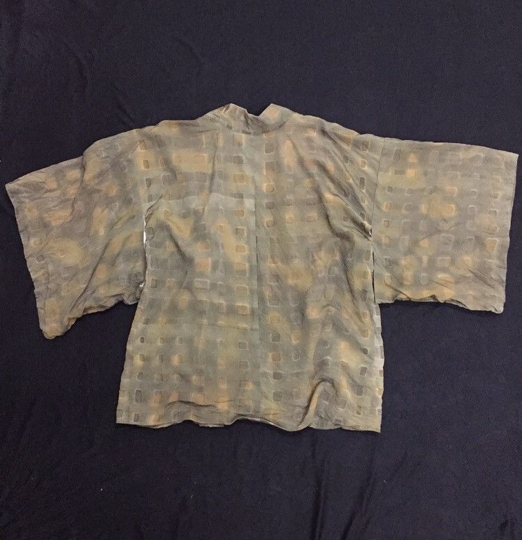 Japanese Brand Vintage Checkered Noragi Kimono Size US M / EU 48-50 / 2 - 3 Thumbnail
