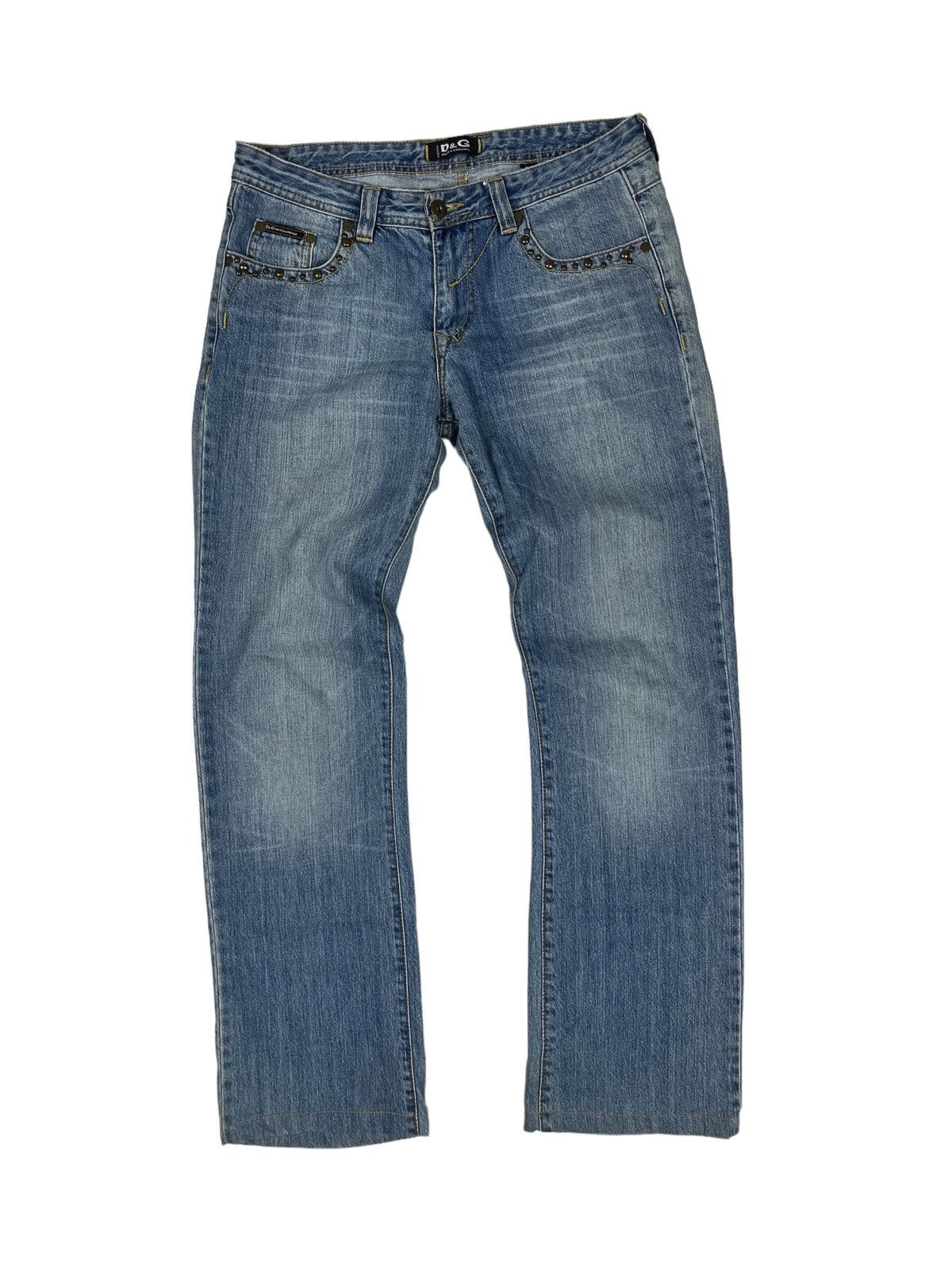 Dolce & Gabbana Vintage y2k Dolce & Gabbana Jeans Avant Garde Cross Tribal Size 31" - 2 Thumbnail