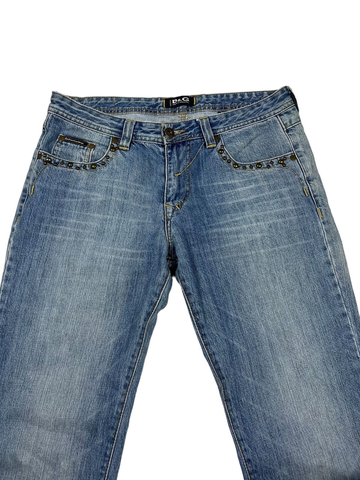 Dolce & Gabbana Vintage y2k Dolce & Gabbana Jeans Avant Garde Cross Tribal Size 31" - 5 Thumbnail