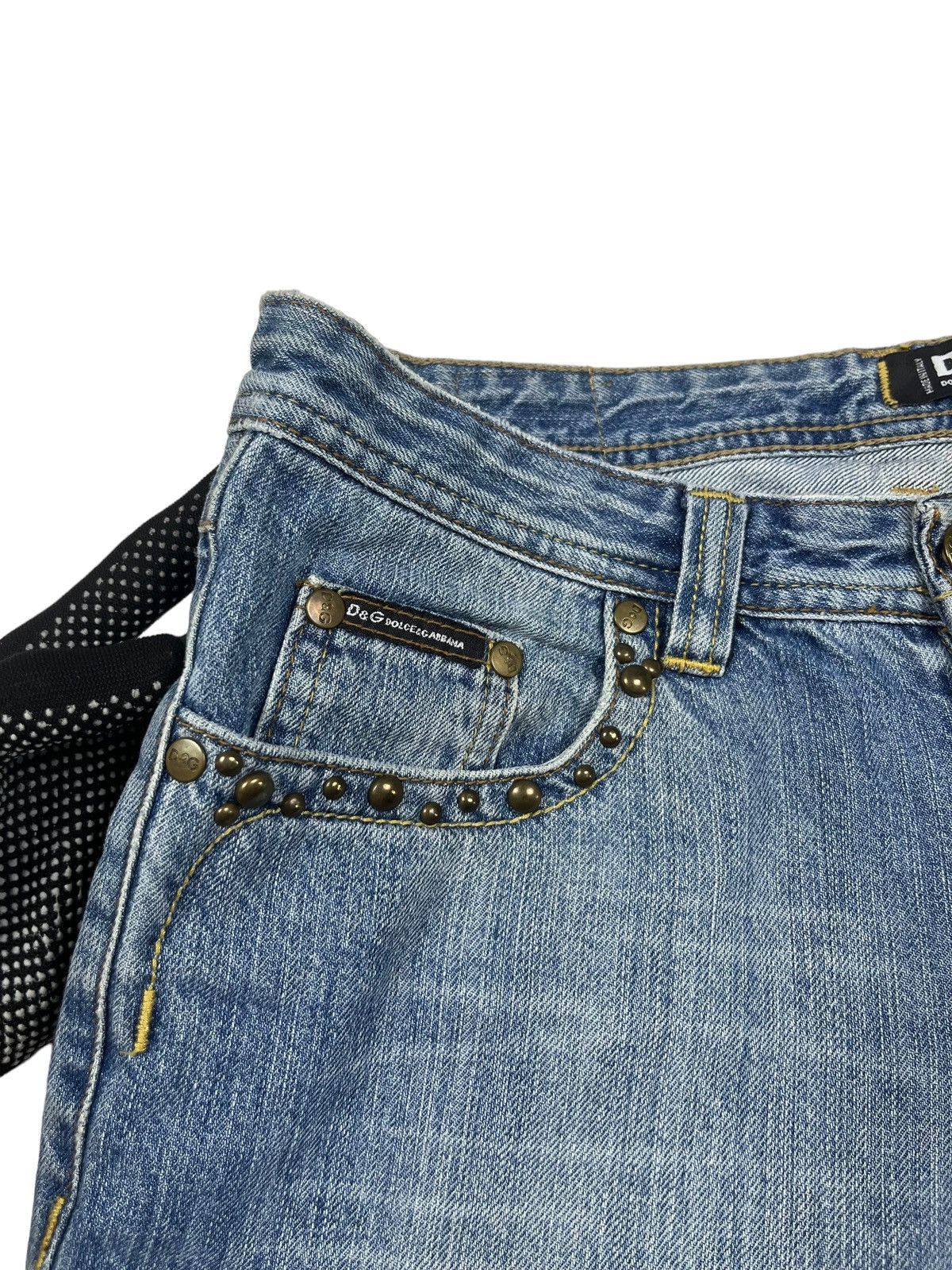 Dolce & Gabbana Vintage y2k Dolce & Gabbana Jeans Avant Garde Cross Tribal Size 31" - 7 Thumbnail