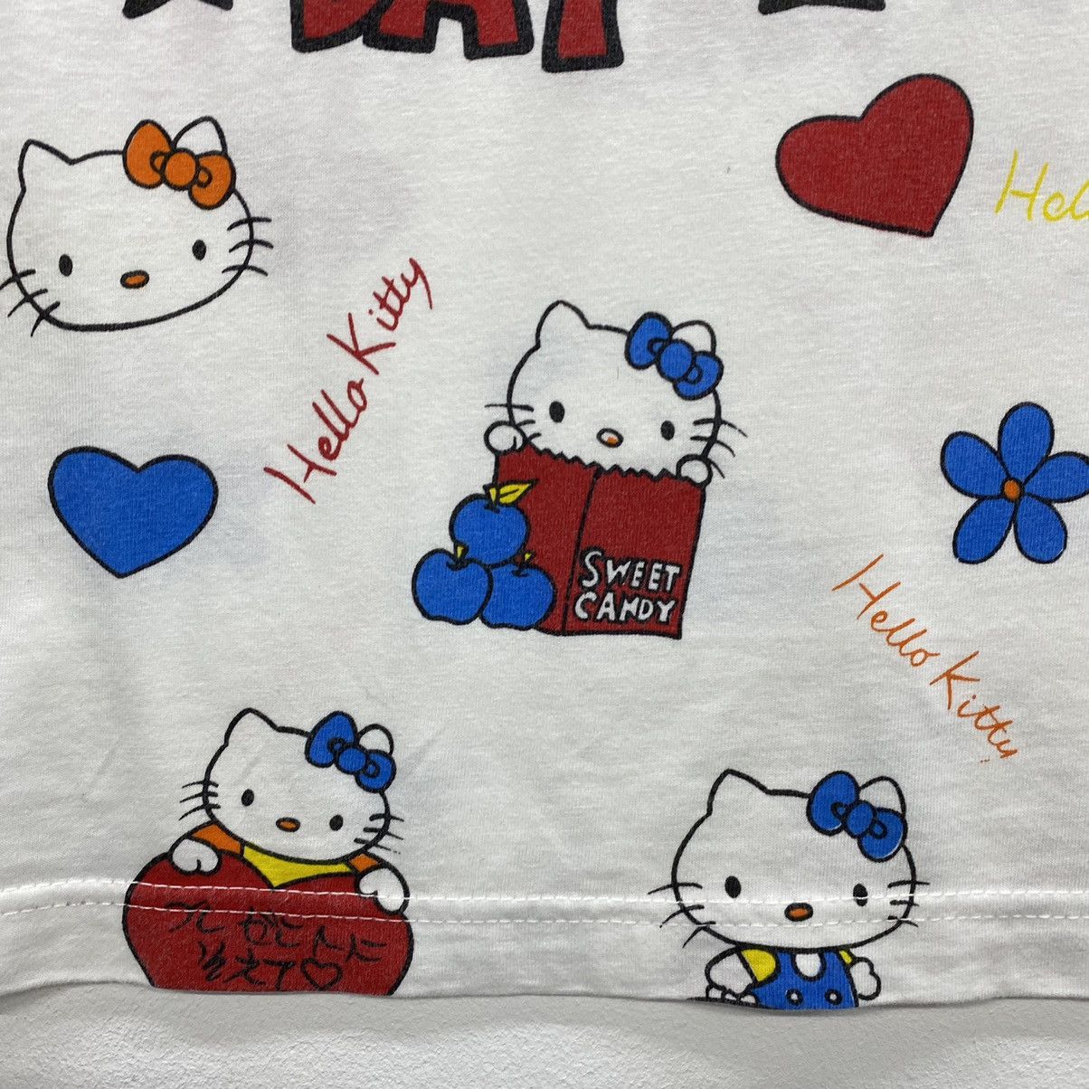 Cartoon Network × Vintage *Vintage HELLO KITTY OVERPRINT T-SHIRT MULTICOLOUR Size US L / EU 52-54 / 3 - 10 Thumbnail