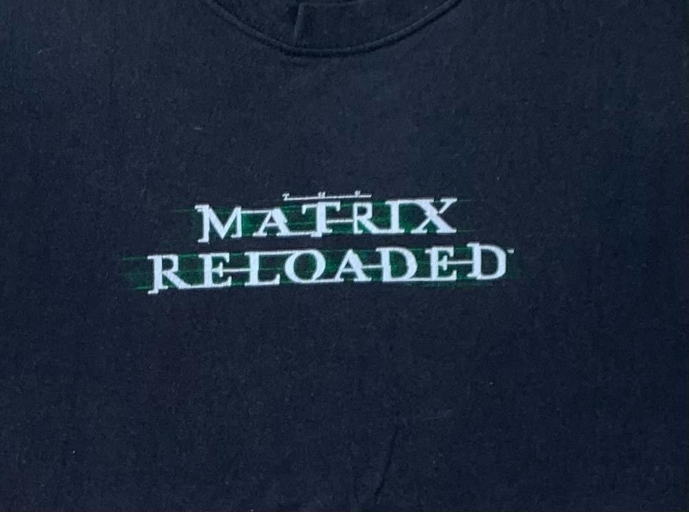 Vintage Vintage Tee D - 22 The Matrix Reloaded movie promo Size US L / EU 52-54 / 3 - 2 Thumbnail