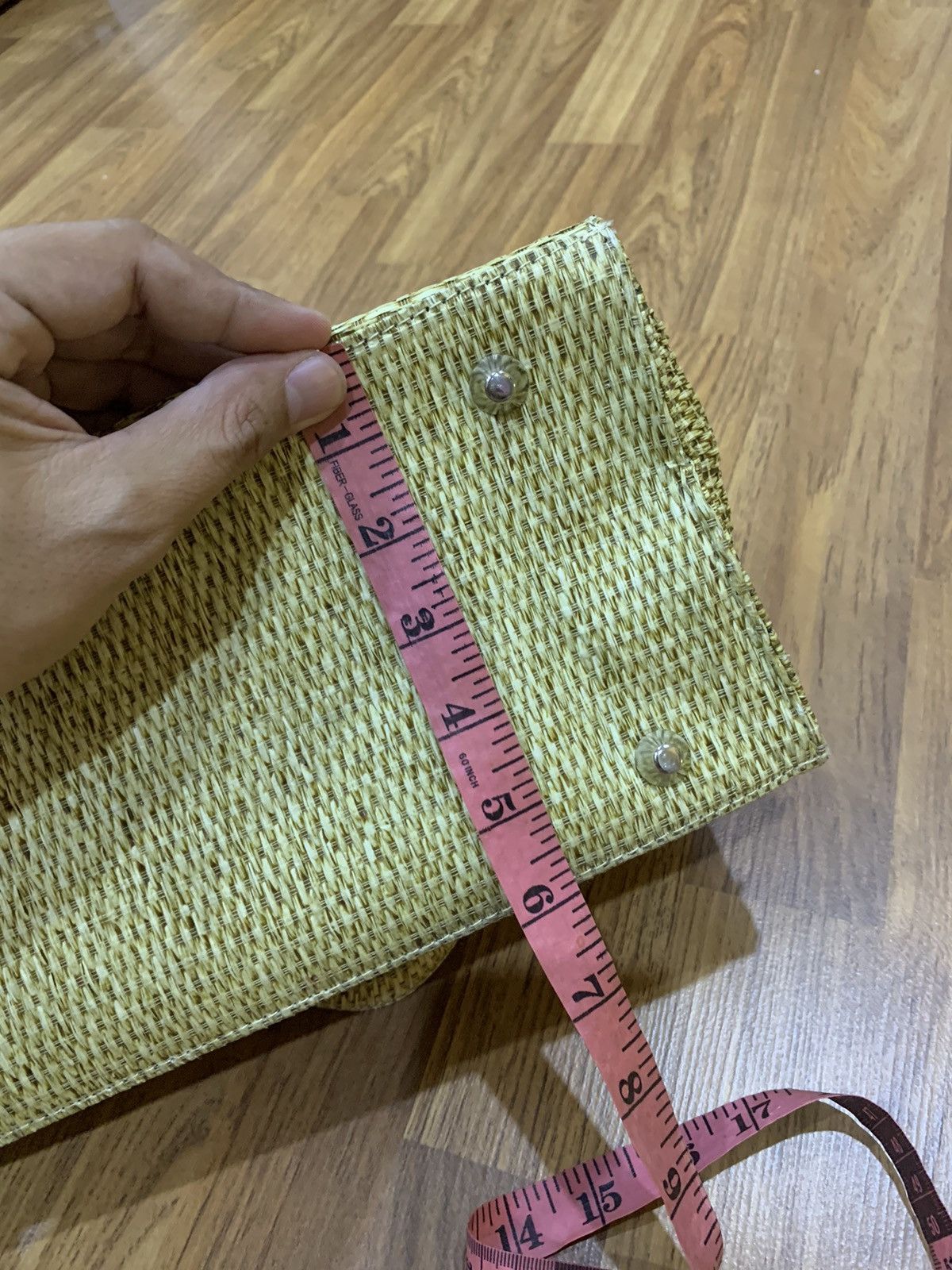 Handmade HANDMADE STRAW BIRKIN STYLE HANDBAG Size ONE SIZE - 9 Thumbnail