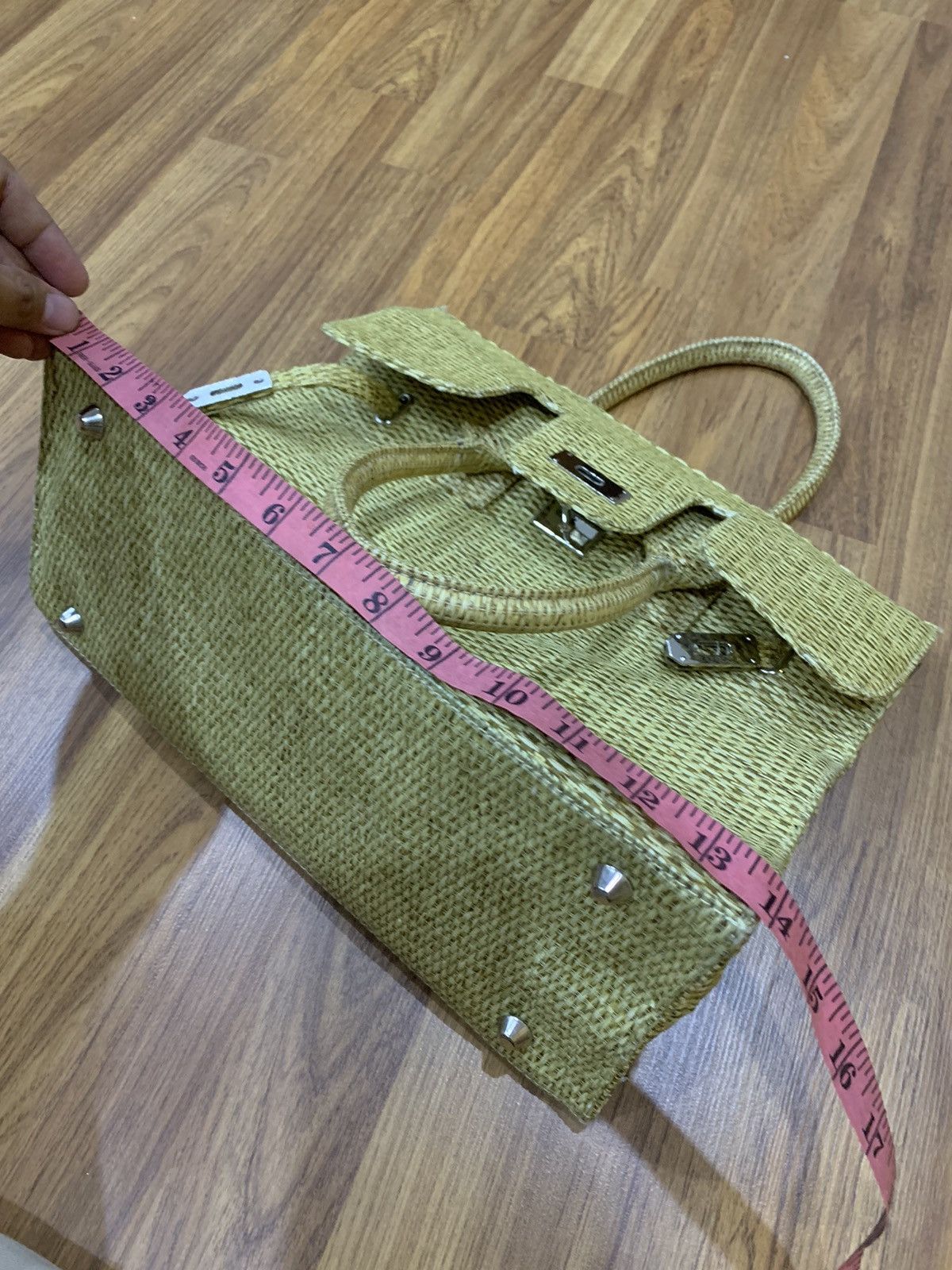 Handmade HANDMADE STRAW BIRKIN STYLE HANDBAG Size ONE SIZE - 7 Thumbnail