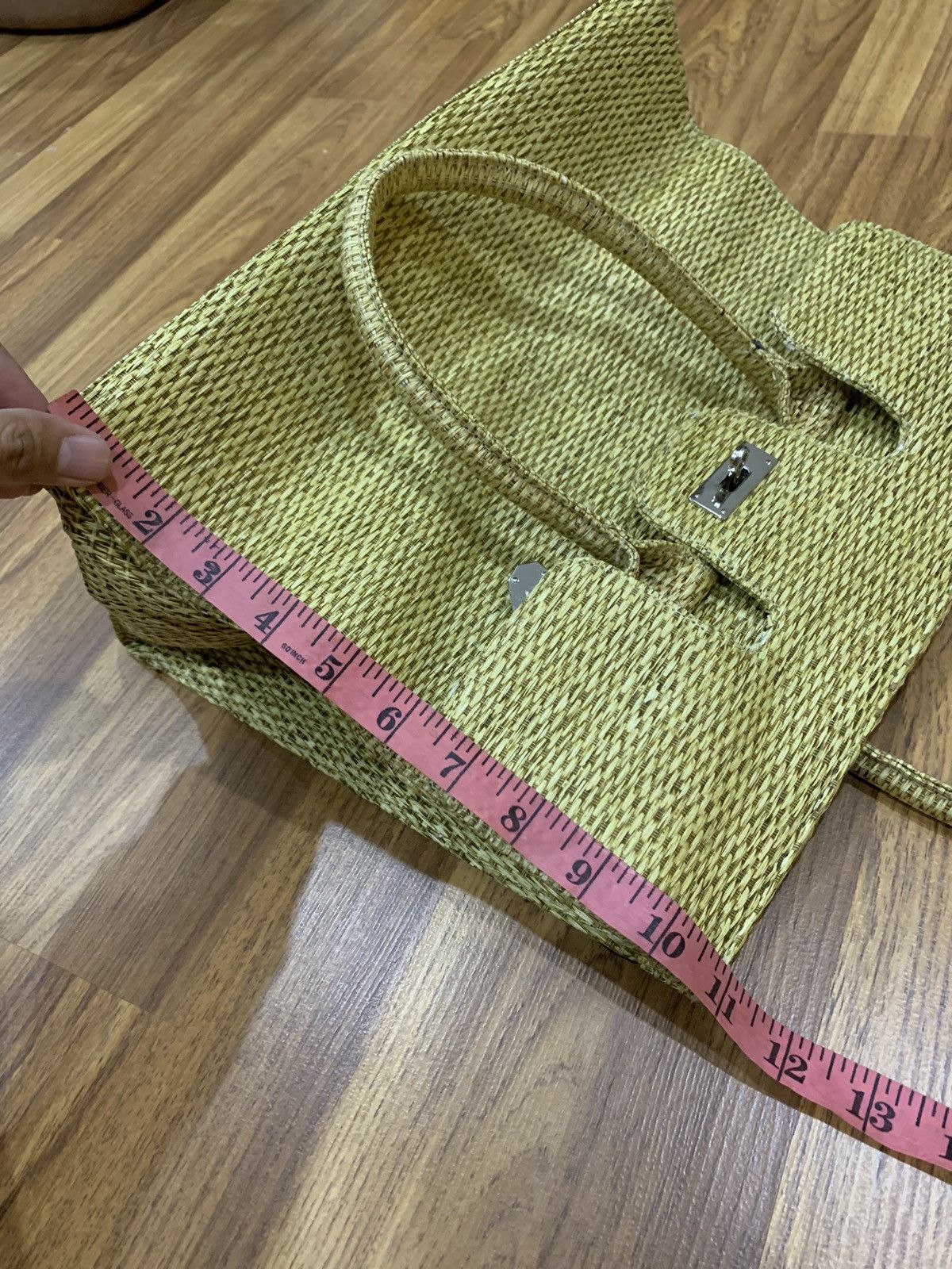 Handmade HANDMADE STRAW BIRKIN STYLE HANDBAG Size ONE SIZE - 8 Thumbnail