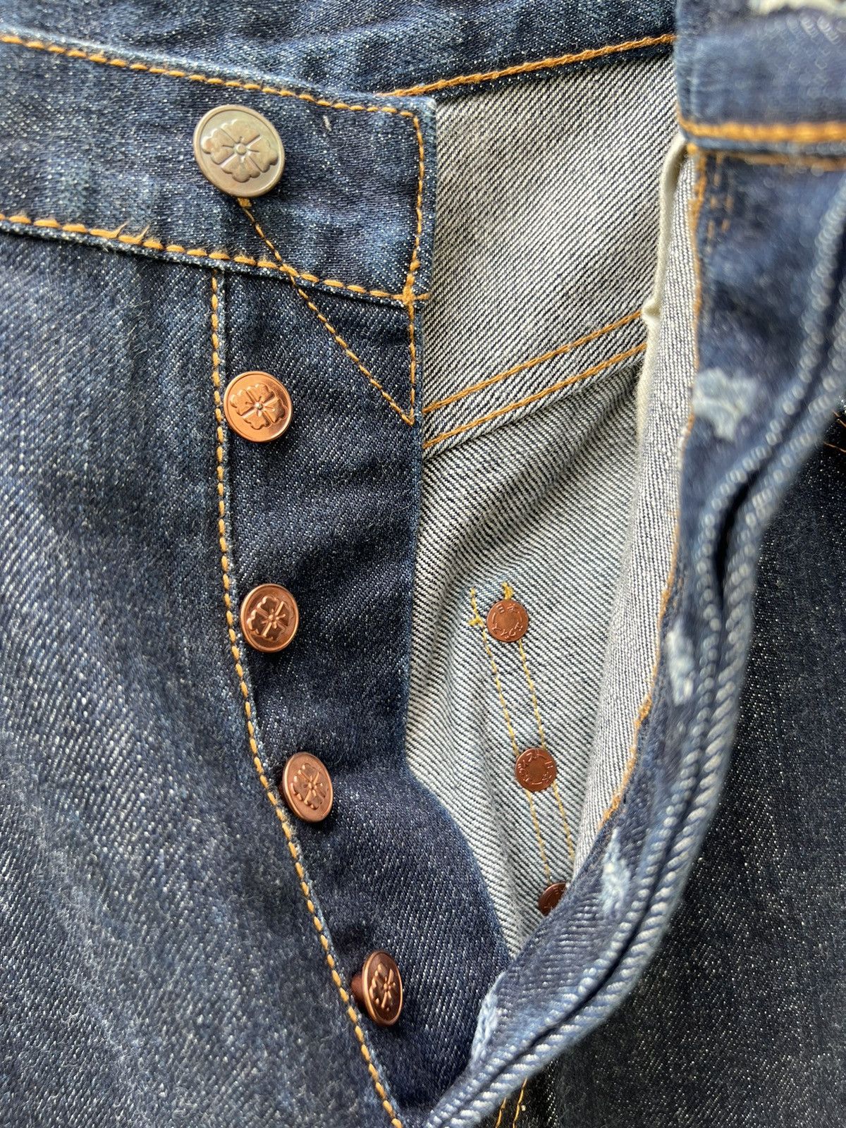 Evisu RARE!!! Vintage Evisu Multi Pocket Denim Selvedge Jeans Size US 36 / EU 52 - 8 Thumbnail