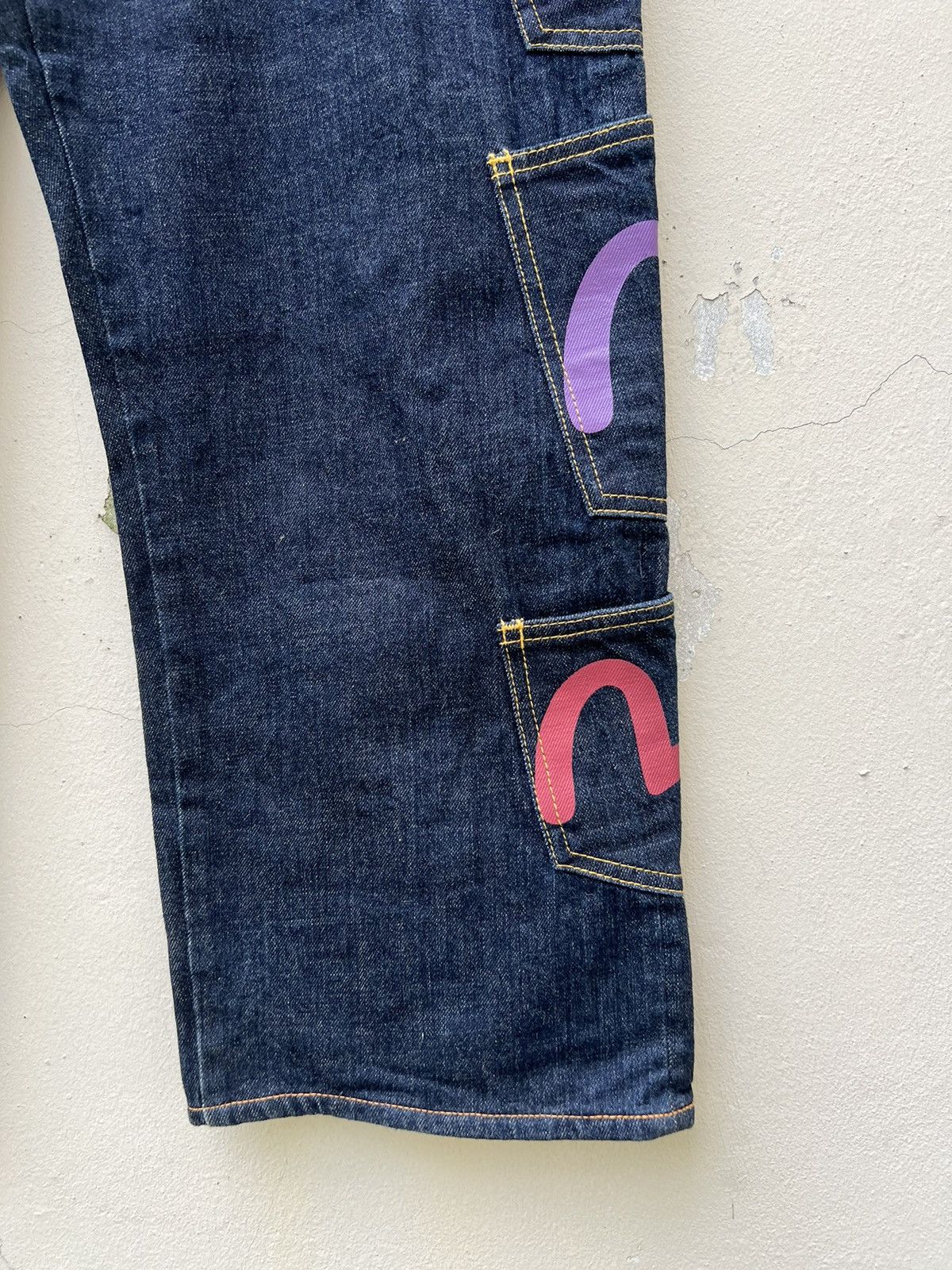 Evisu RARE!!! Vintage Evisu Multi Pocket Denim Selvedge Jeans Size US 36 / EU 52 - 11 Thumbnail