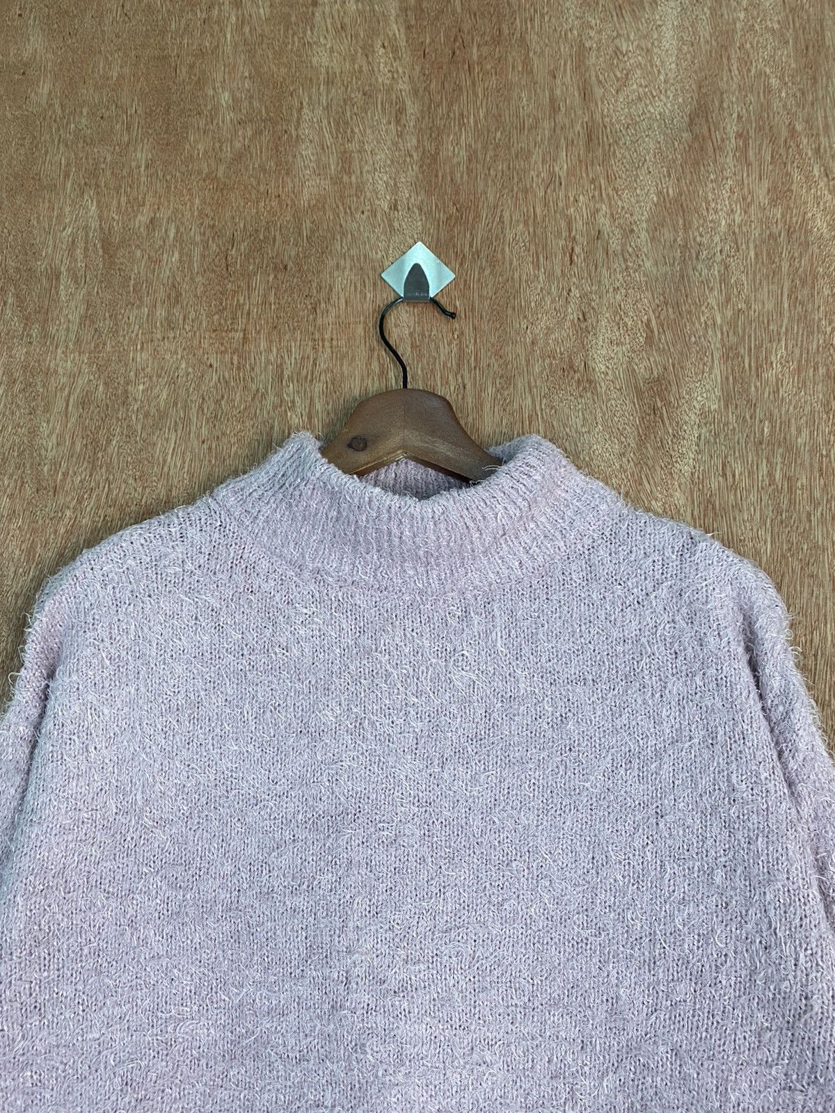 Homespun Knitwear DLS Gu Purple Shag Shaggy Fur Mohair Knitwear #BB593 Size US S / EU 44-46 / 1 - 2 Thumbnail