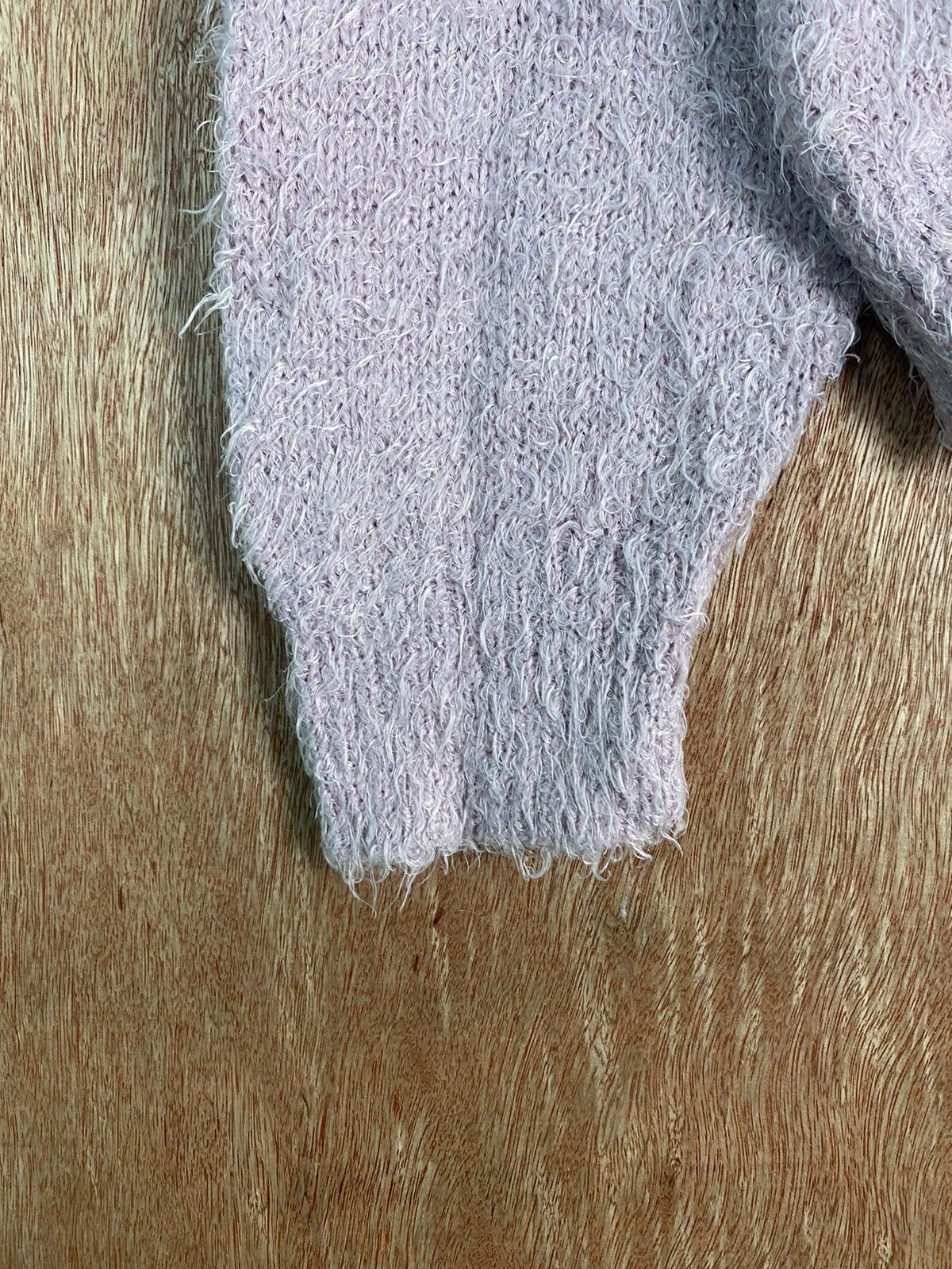 Homespun Knitwear DLS Gu Purple Shag Shaggy Fur Mohair Knitwear #BB593 Size US S / EU 44-46 / 1 - 5 Thumbnail