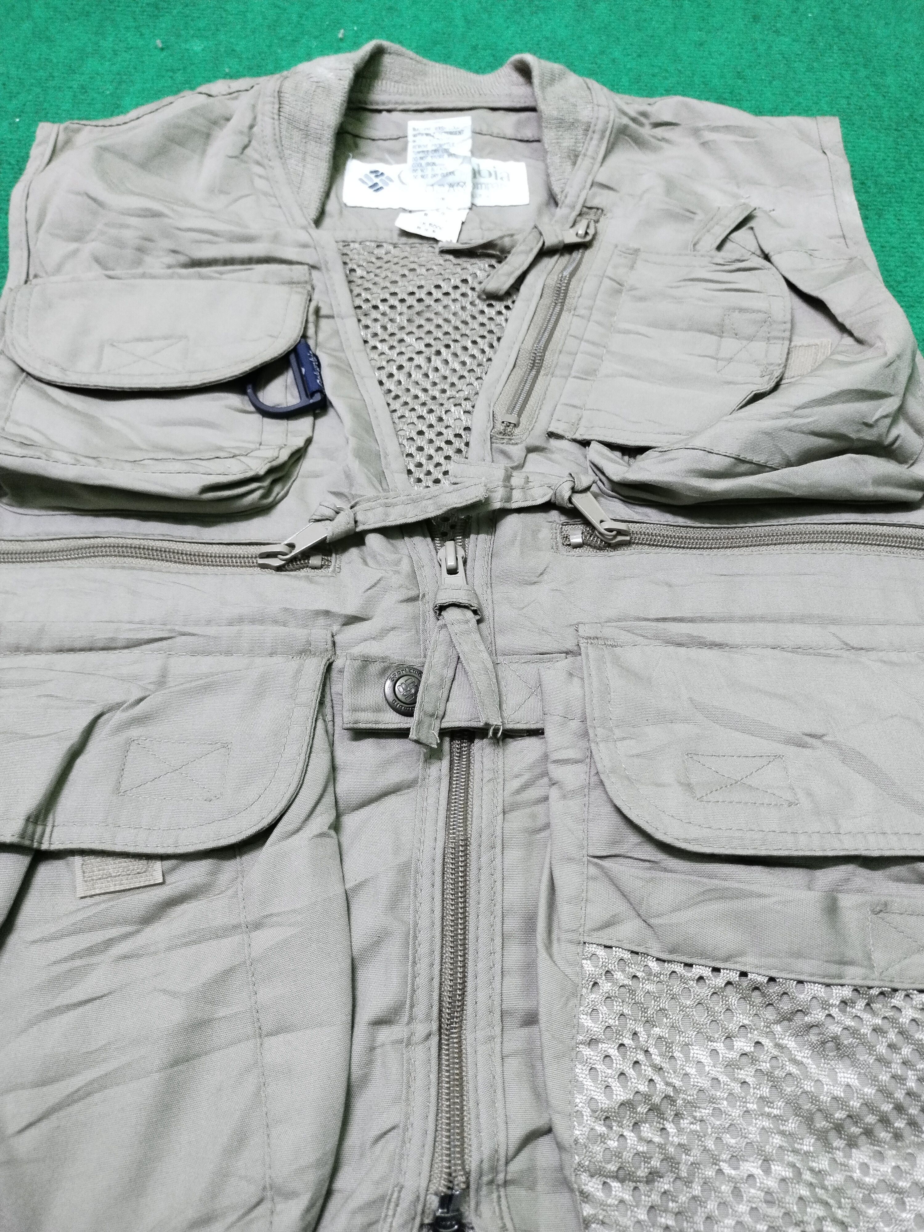 Vintage Columbia Sportswear Vest Tactical Multipocket