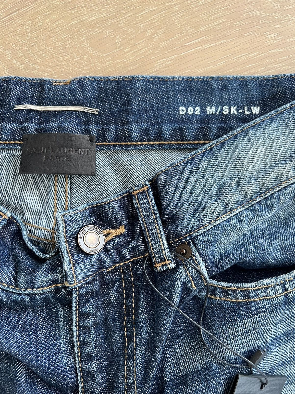 Saint Laurent Paris Final drop - Saint Laurent D02 Distressed Jeans Denim Size US 30 / EU 46 - 4 Thumbnail