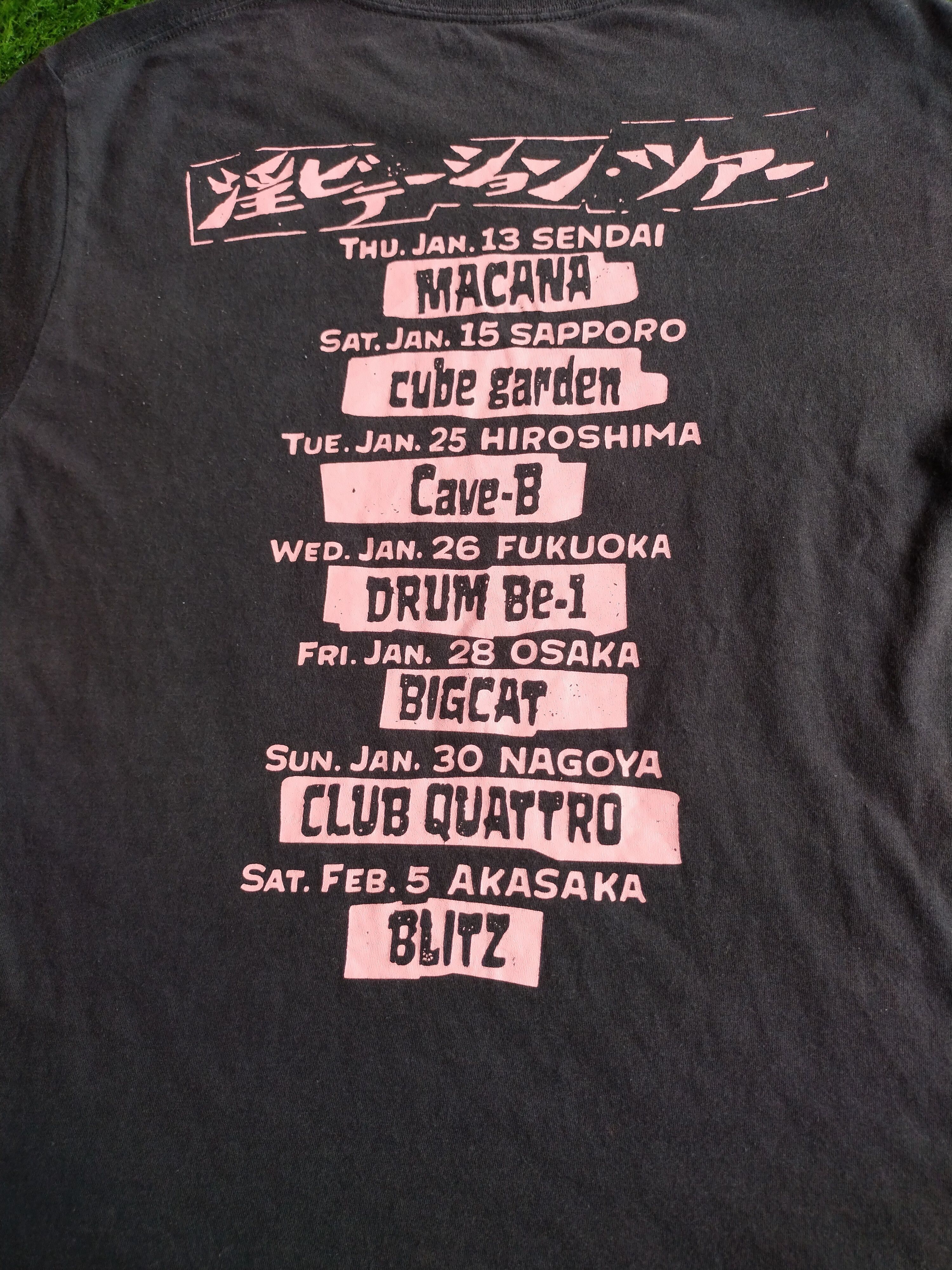 Band Tees Vintage Rock Band Japan Monobright Indecent Vititation Tour Size US M / EU 48-50 / 2 - 4 Thumbnail