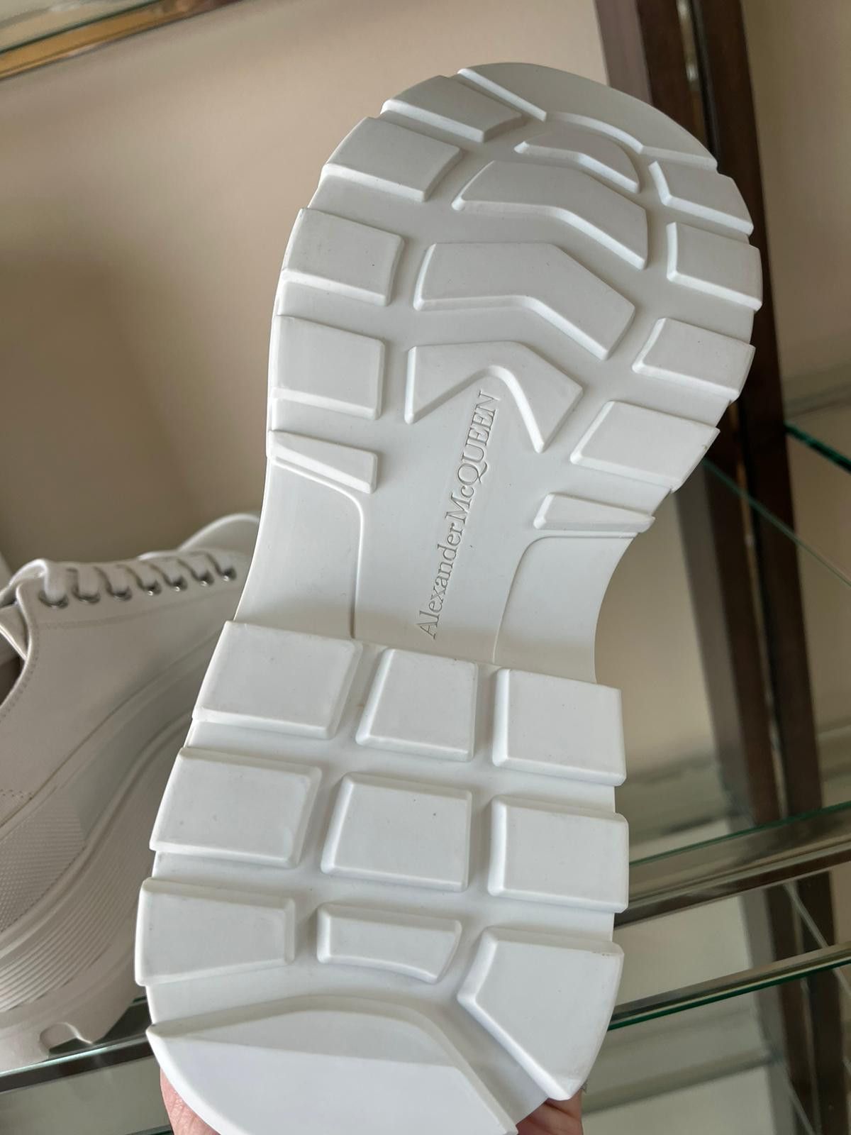 Alexander McQueen Treadslick LT Sneakers in Canvas in White Size US 10 / EU 43 - 11 Thumbnail