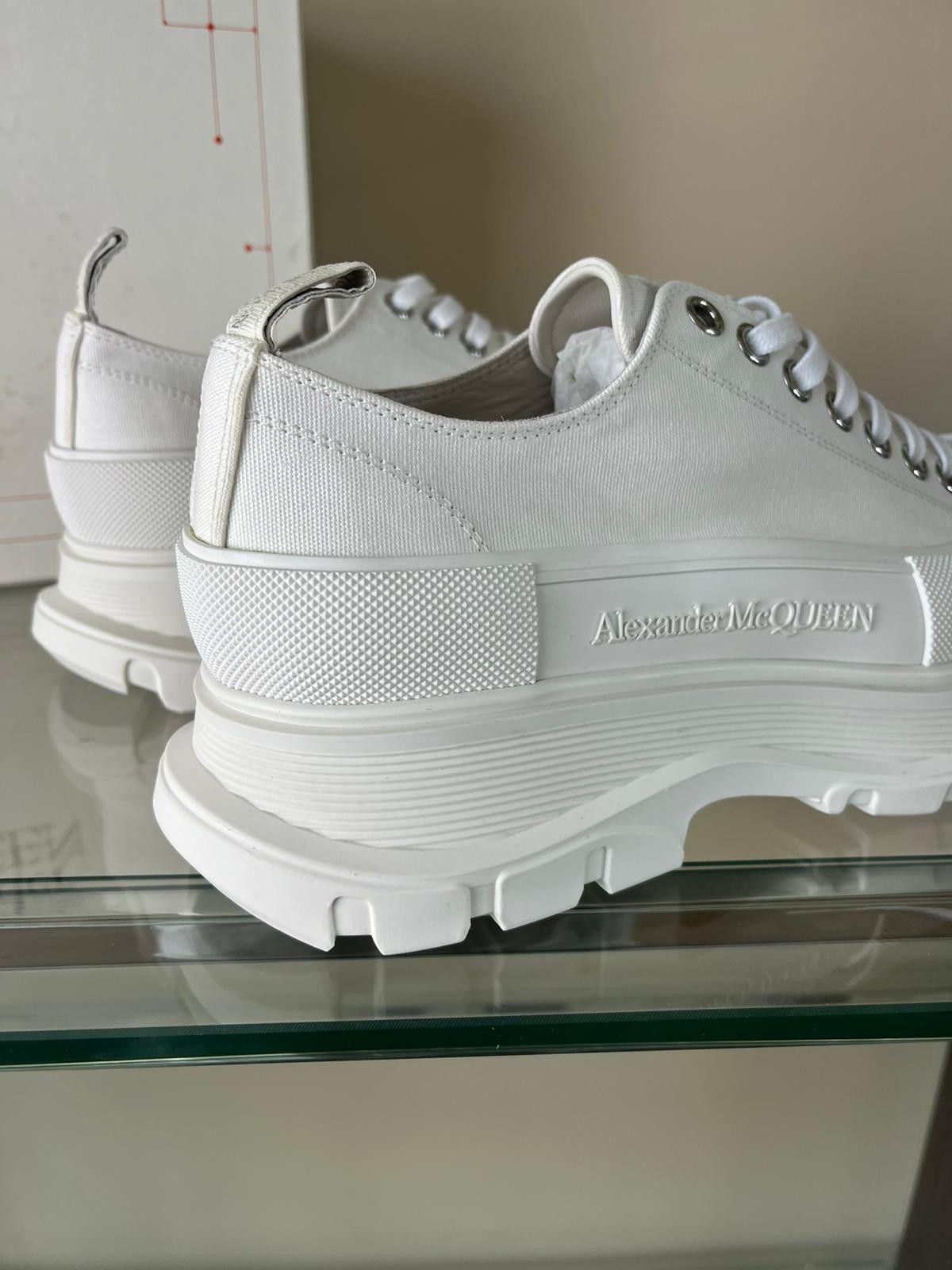 Alexander McQueen Treadslick LT Sneakers in Canvas in White Size US 10 / EU 43 - 5 Thumbnail