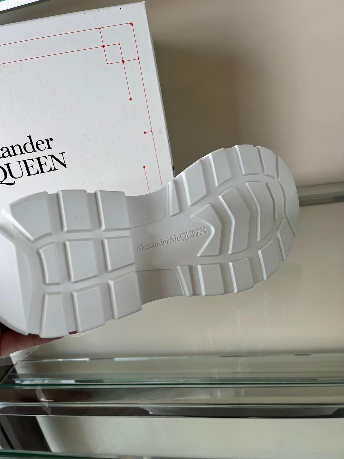 Alexander McQueen Treadslick LT Sneakers in Canvas in White Size US 10 / EU 43 - 8 Thumbnail
