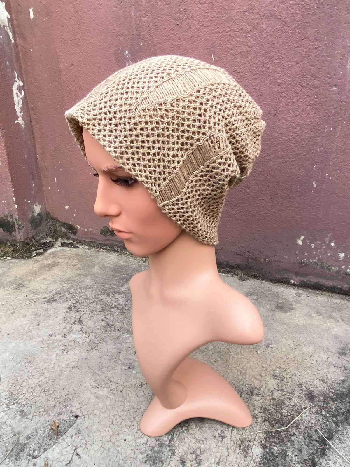 Vintage RARE!! BEAMS DISTRESSED KNITTED BEANIE Size ONE SIZE - 1 Preview