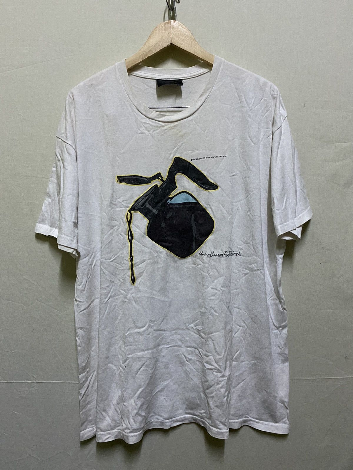 image of Jun Takahashi x Undercover Under Cover A/w00-01 Melting Pot in White, Men's (Size XL)