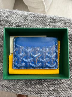 Goyard Wallet Blue Cloth ref.351500 - Joli Closet