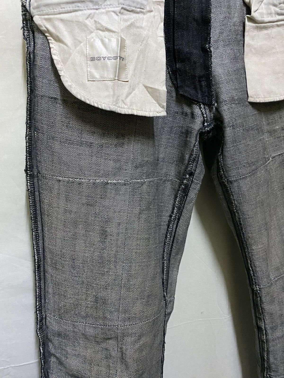 Boycott Boycott Hybrid Patchwork Style Jeans Japan Size US 30 / EU 46 - 15 Thumbnail