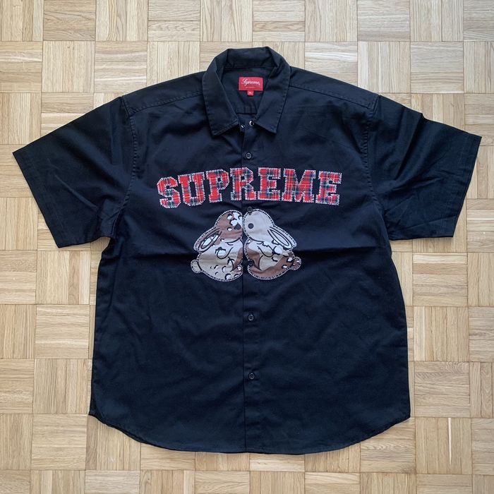 正規代理店に輸入 Supreme Bunnies S/S Work Shirt XL - トップス