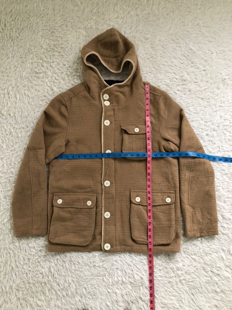 Japanese Brand Cargo Pockets Mask Jacket Hooded Oval Dice Size US L / EU 52-54 / 3 - 5 Thumbnail