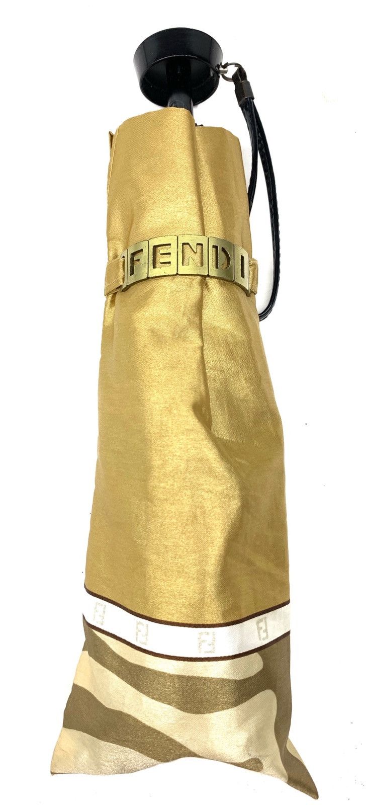 Designer × Fendi × Vintage RARE ‼️ FENDI Monogram FF Folding Umbrella Size ONE SIZE - 15 Thumbnail