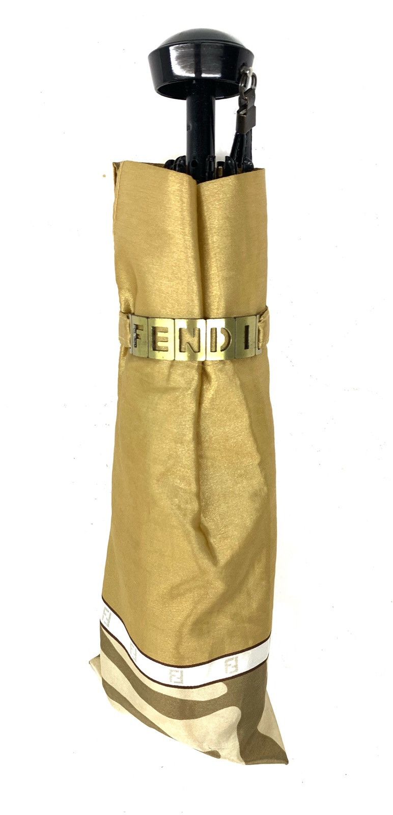 Designer × Fendi × Vintage RARE ‼️ FENDI Monogram FF Folding Umbrella Size ONE SIZE - 14 Thumbnail