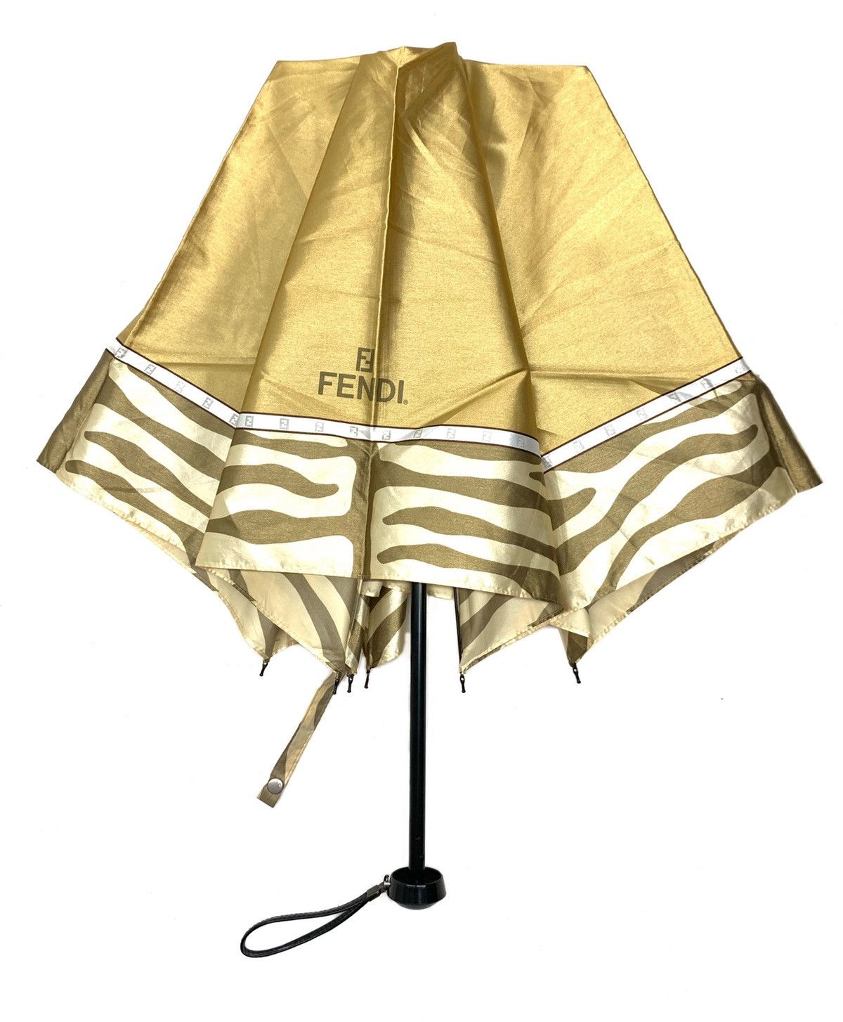 Designer × Fendi × Vintage RARE ‼️ FENDI Monogram FF Folding Umbrella Size ONE SIZE - 7 Thumbnail