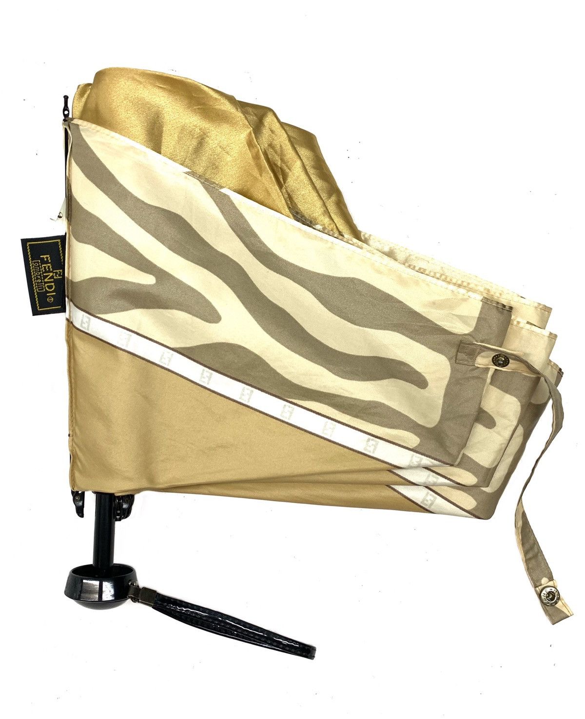 Designer × Fendi × Vintage RARE ‼️ FENDI Monogram FF Folding Umbrella Size ONE SIZE - 12 Thumbnail