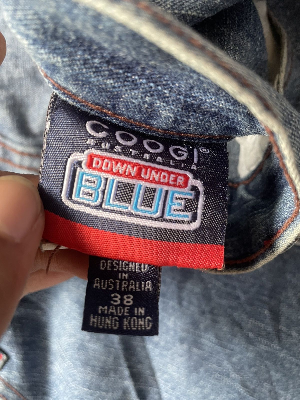 Coogi × Vintage 🔥Rare🔥 Y2K Coogi Down Under Blue Baggy Jeans Pants Size US 38 / EU 54 - 6 Thumbnail