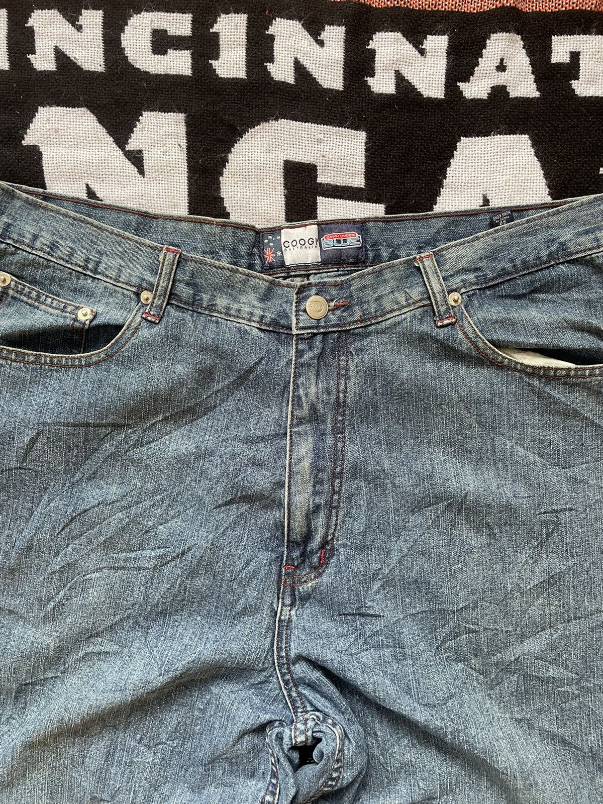 Coogi × Vintage 🔥Rare🔥 Y2K Coogi Down Under Blue Baggy Jeans Pants Size US 38 / EU 54 - 2 Thumbnail