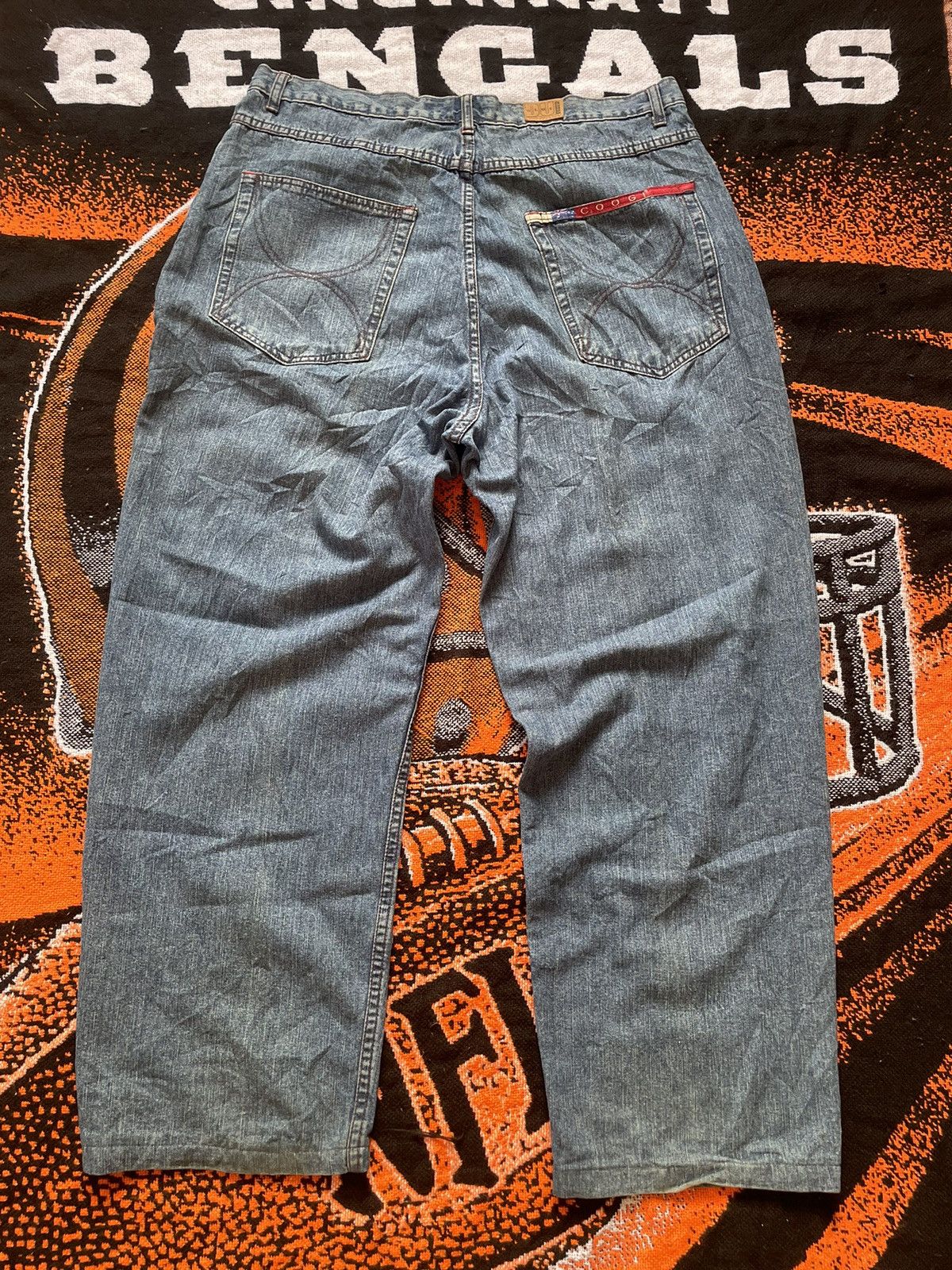 Coogi × Vintage 🔥Rare🔥 Y2K Coogi Down Under Blue Baggy Jeans Pants Size US 38 / EU 54 - 7 Thumbnail