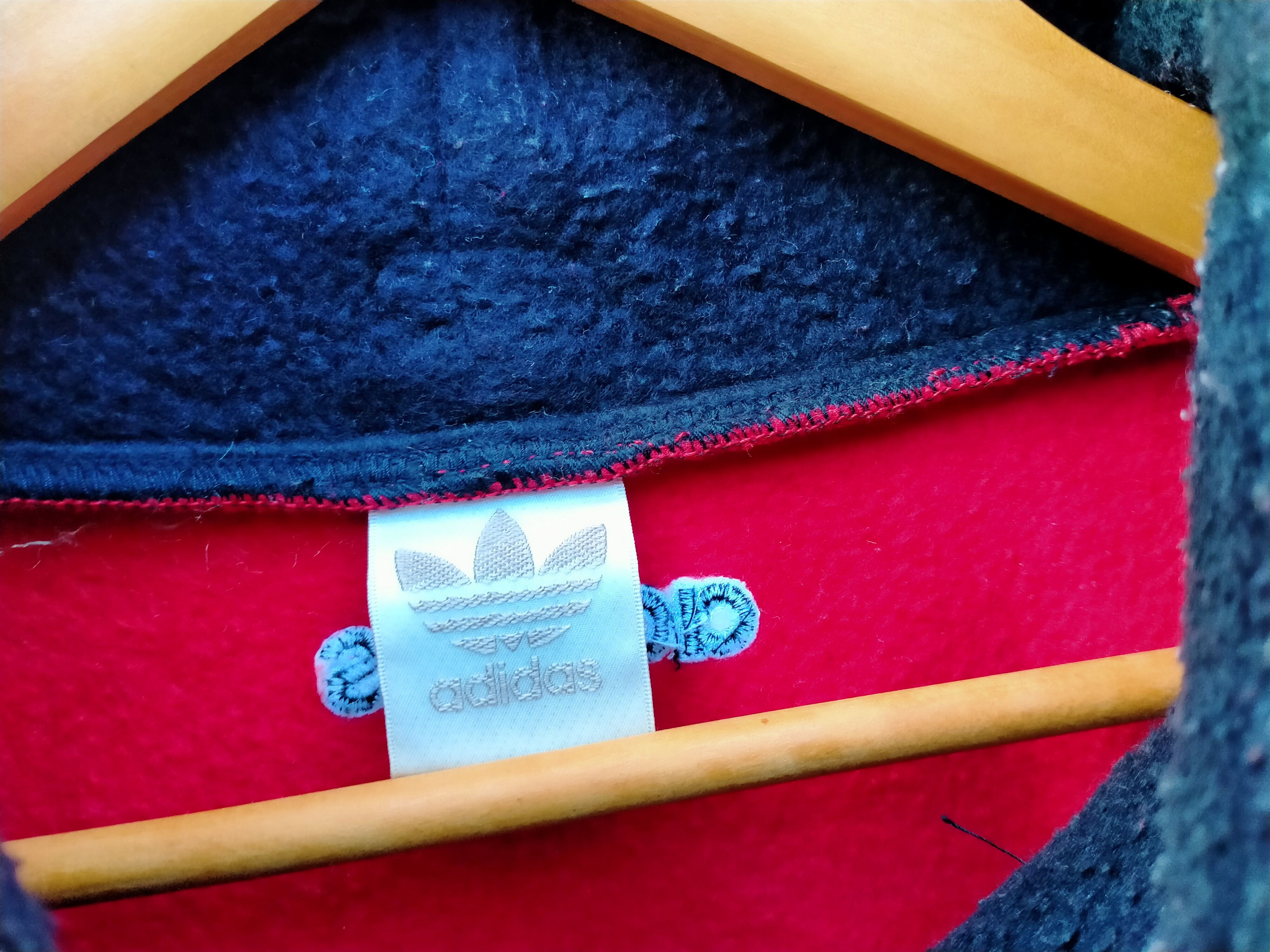 Adidas Vintage Adidas Woven Spellout Fleece Size US L / EU 52-54 / 3 - 6 Thumbnail
