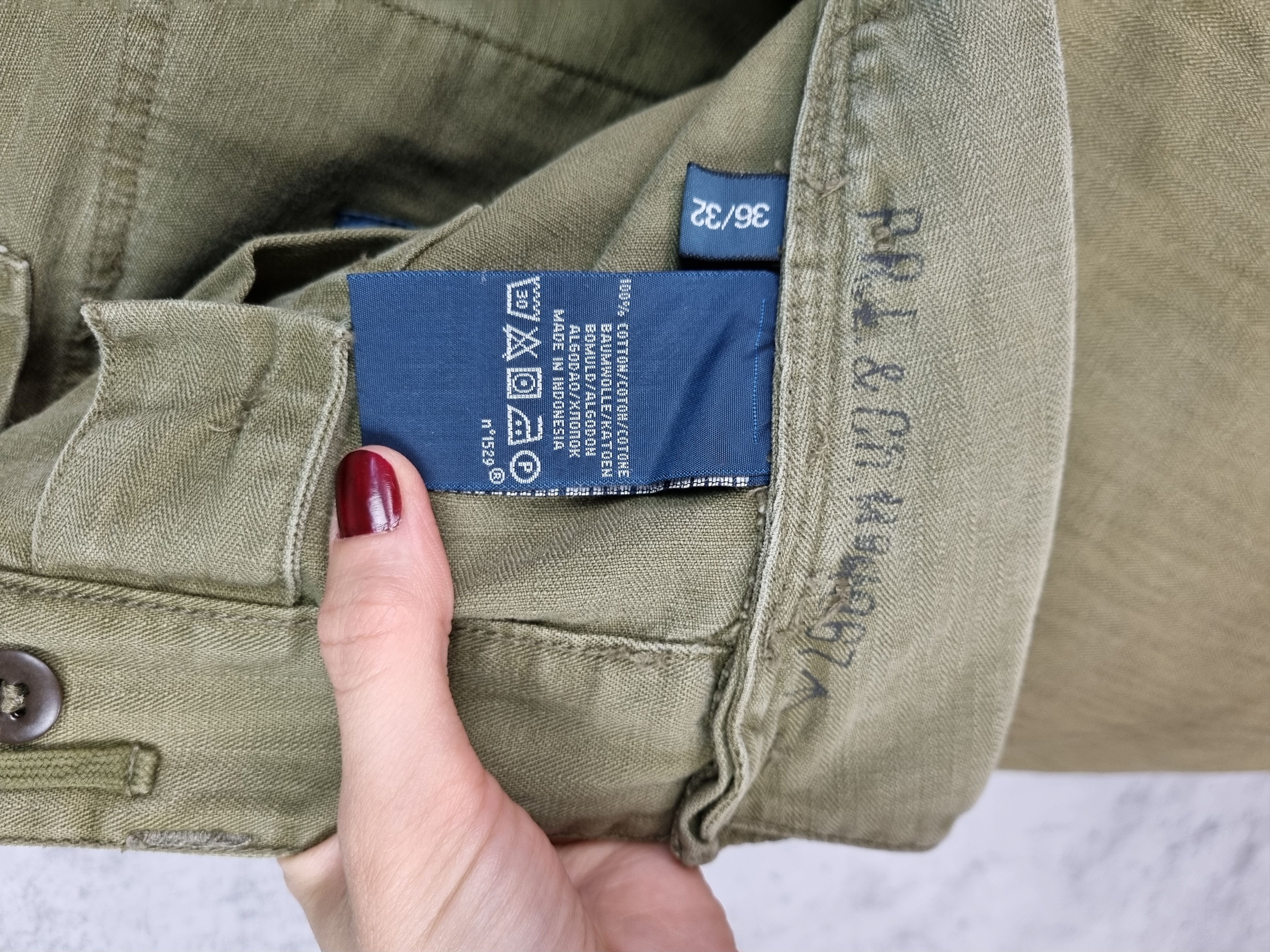 Polo Ralph Lauren × Ralph Lauren 90s Vintage Ralph Lauren Military Trousers 1960 Pants Size US 34 / EU 50 - 11 Thumbnail