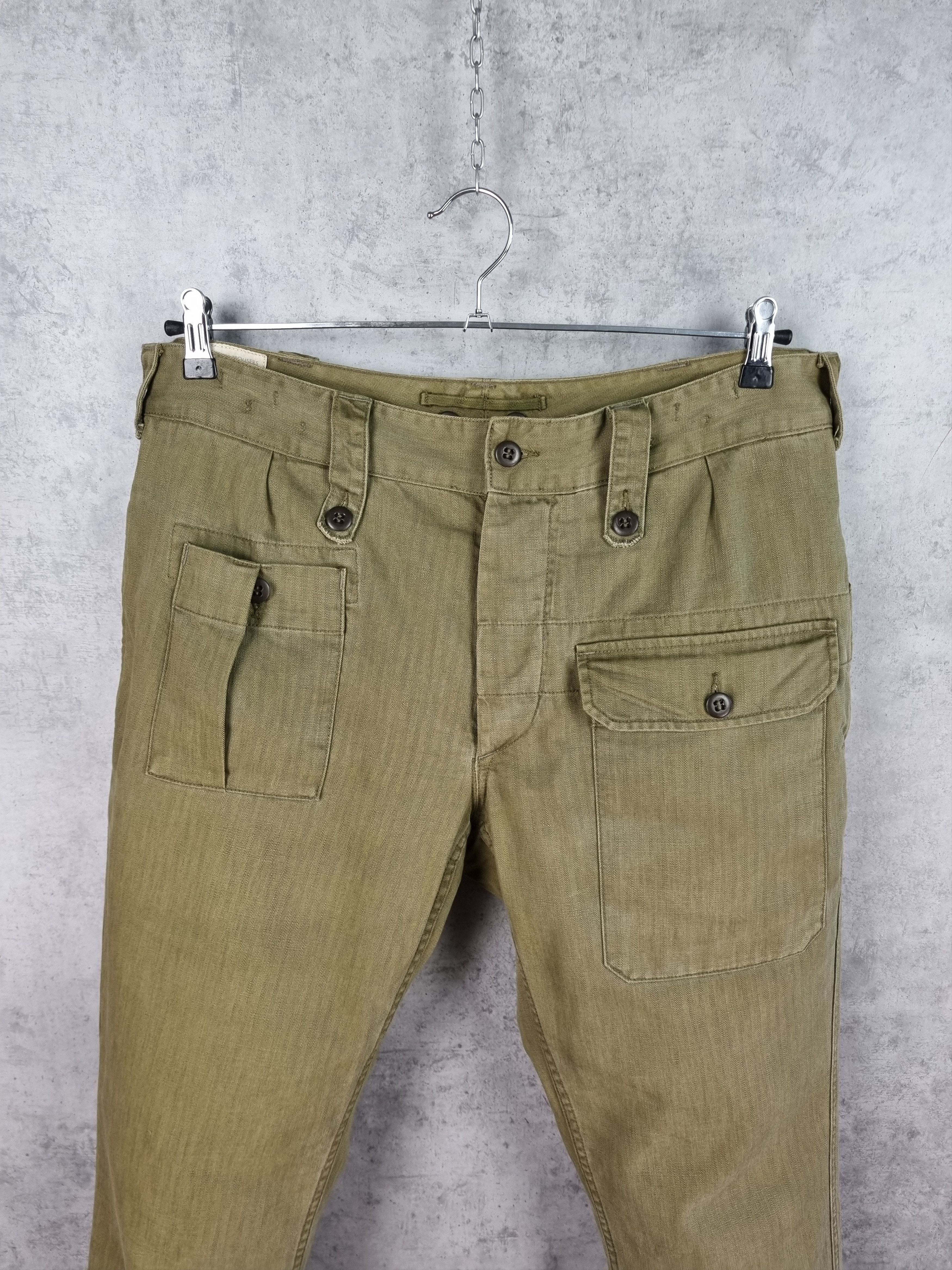 Polo Ralph Lauren × Ralph Lauren 90s Vintage Ralph Lauren Military Trousers 1960 Pants Size US 34 / EU 50 - 2 Thumbnail