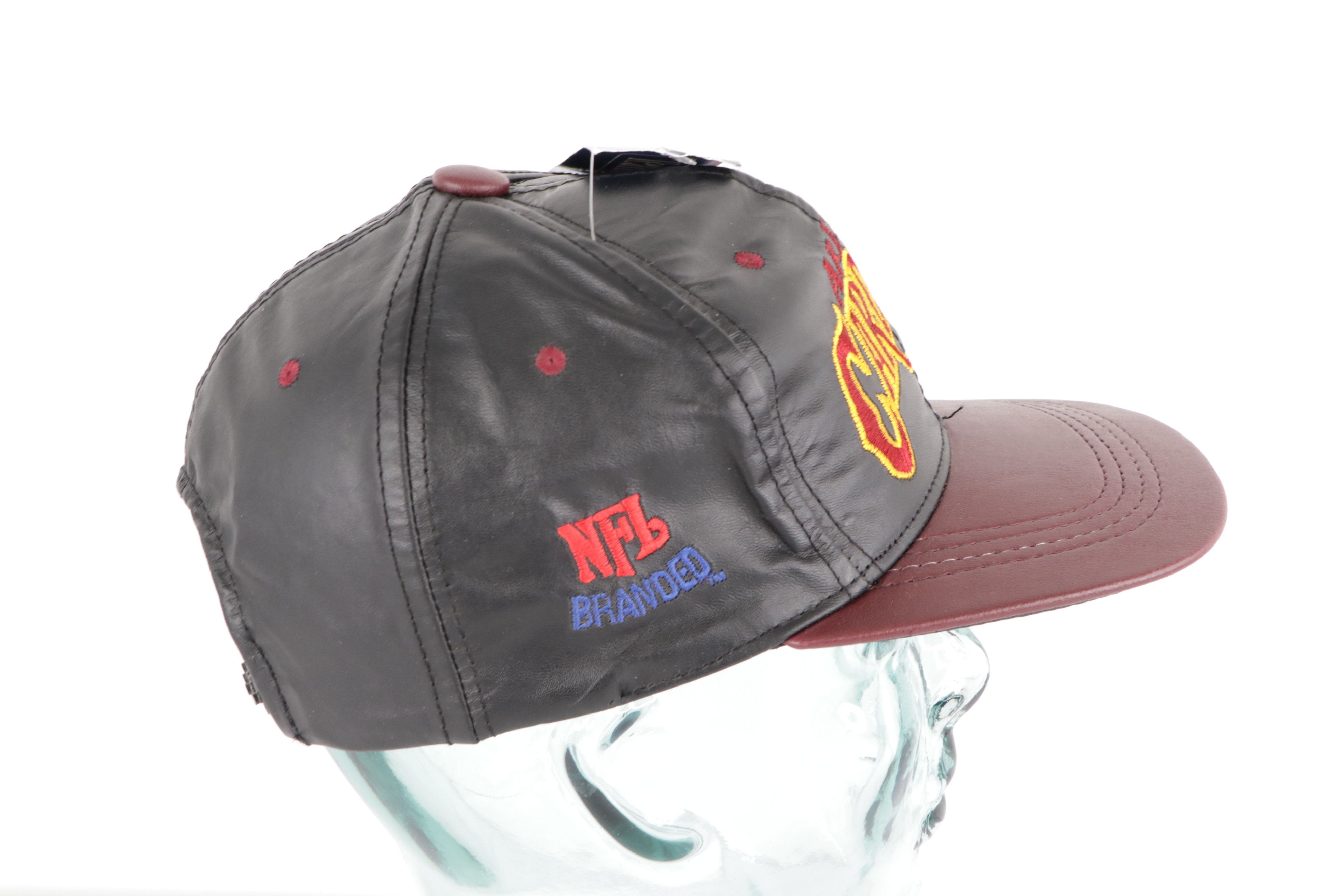 Vintage New Vintage 90s Arizona Cardinals Leather Snapback Hat Size ONE SIZE - 6 Thumbnail