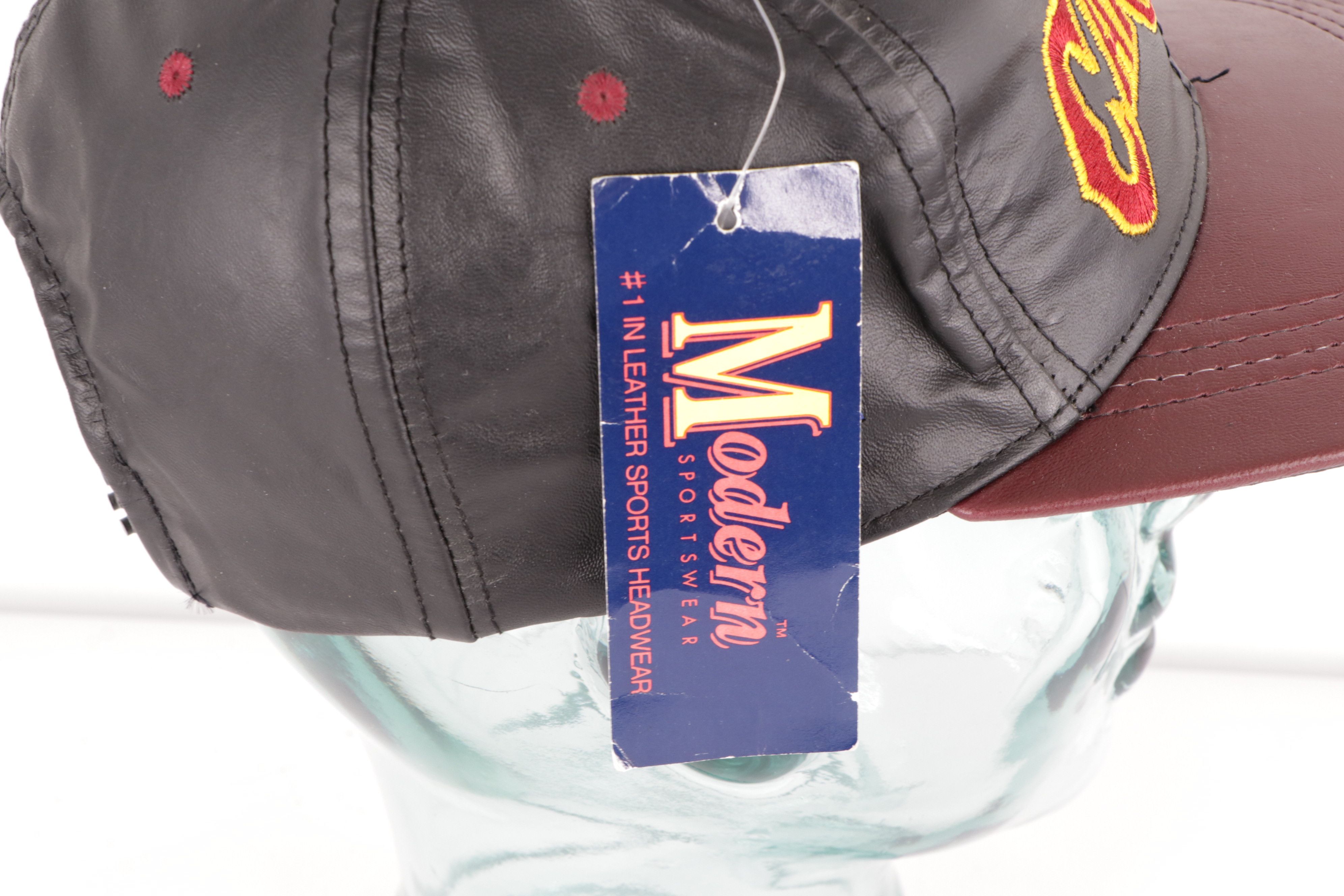 Vintage New Vintage 90s Arizona Cardinals Leather Snapback Hat Size ONE SIZE - 8 Thumbnail