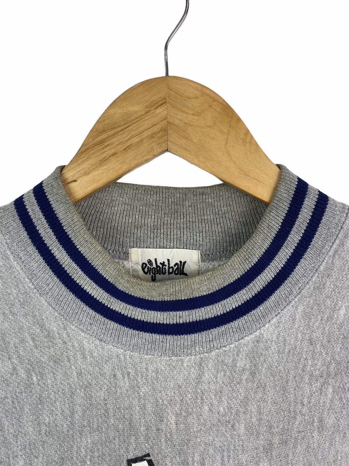 Vintage Vintage 8 BALL Streetwear Reverse Weave Sweatshirt Pullover Size US S / EU 44-46 / 1 - 5 Thumbnail