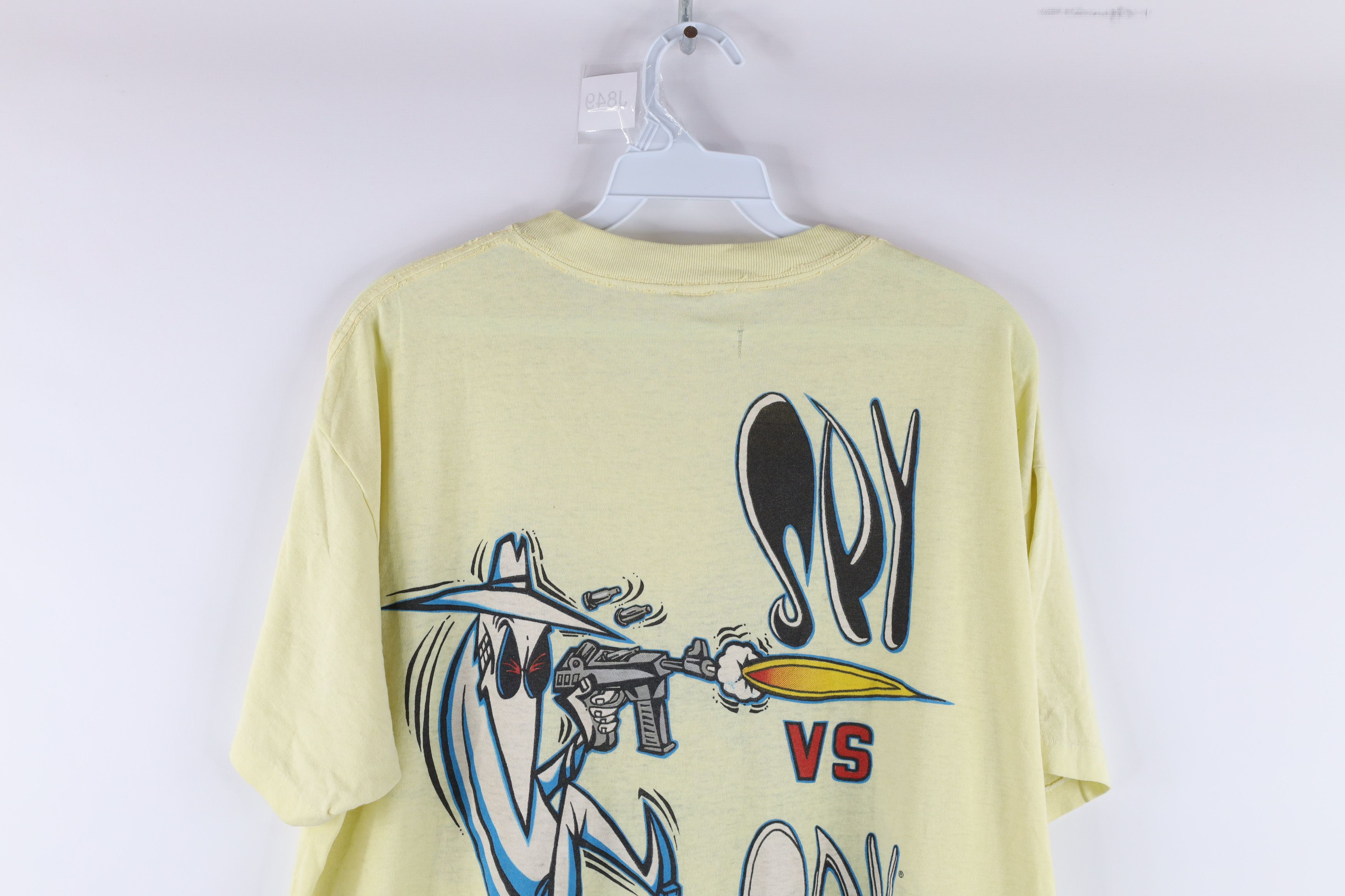 Vintage Vintage 80s Mad Magazine Spy vs Spy Double Sided T-Shirt Size US XL / EU 56 / 4 - 8 Thumbnail