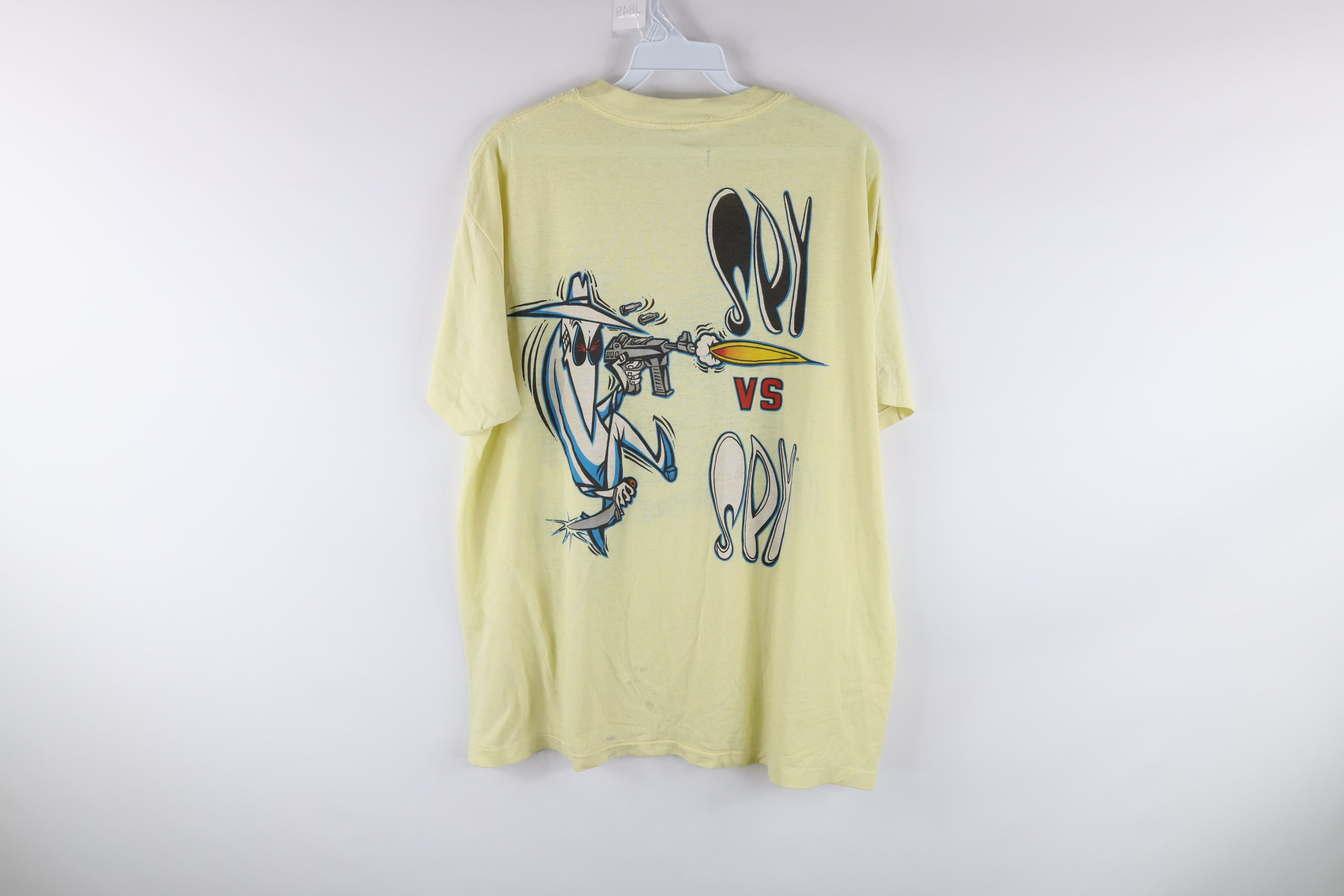 Vintage Vintage 80s Mad Magazine Spy vs Spy Double Sided T-Shirt Size US XL / EU 56 / 4 - 7 Thumbnail
