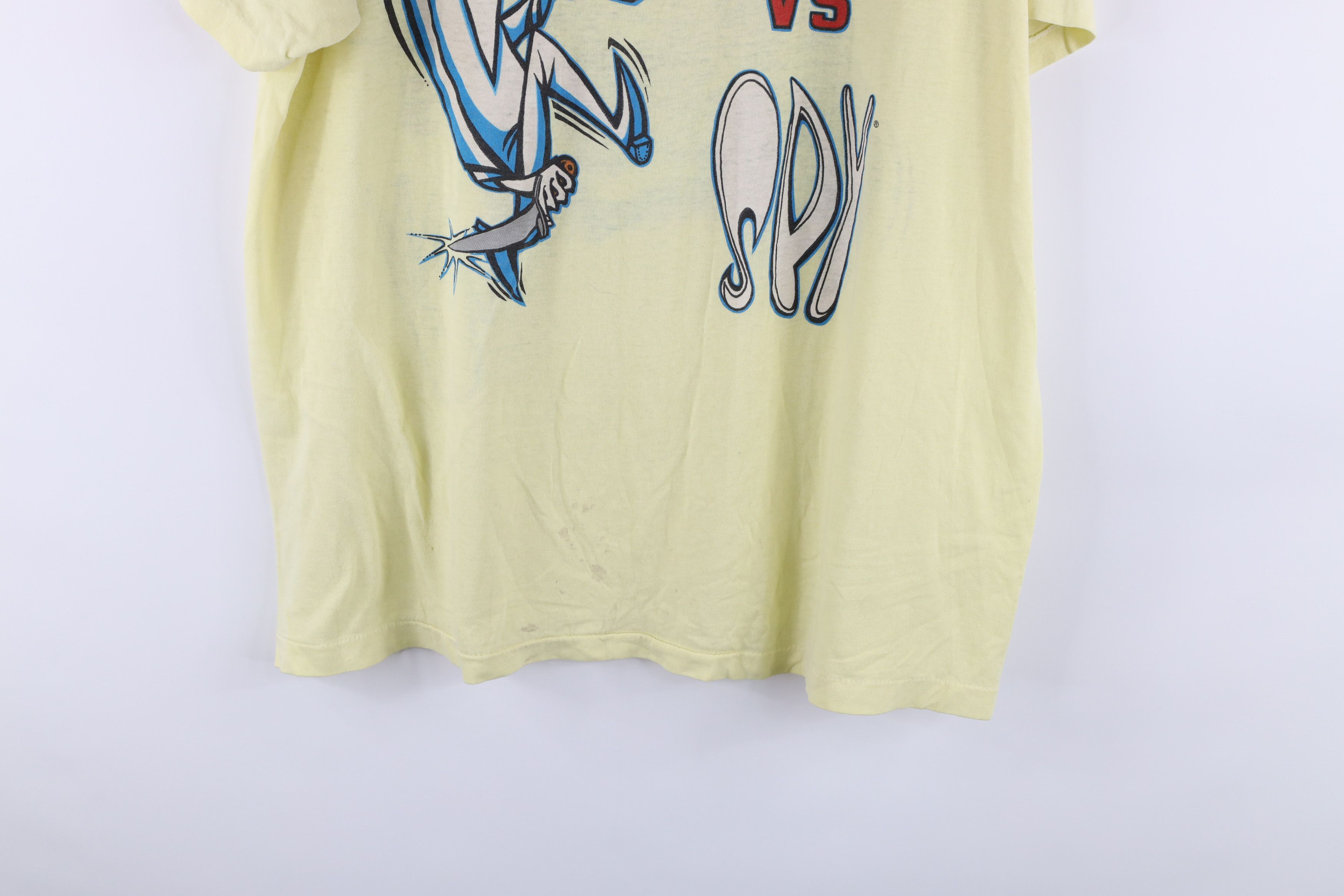 Vintage Vintage 80s Mad Magazine Spy vs Spy Double Sided T-Shirt Size US XL / EU 56 / 4 - 9 Thumbnail