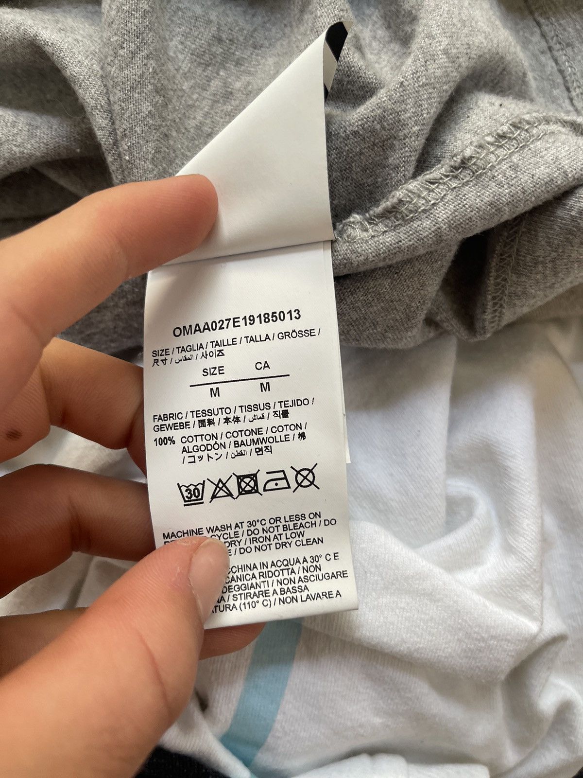 Off-White Off white triangle Logo TEE Size US M / EU 48-50 / 2 - 11 Thumbnail