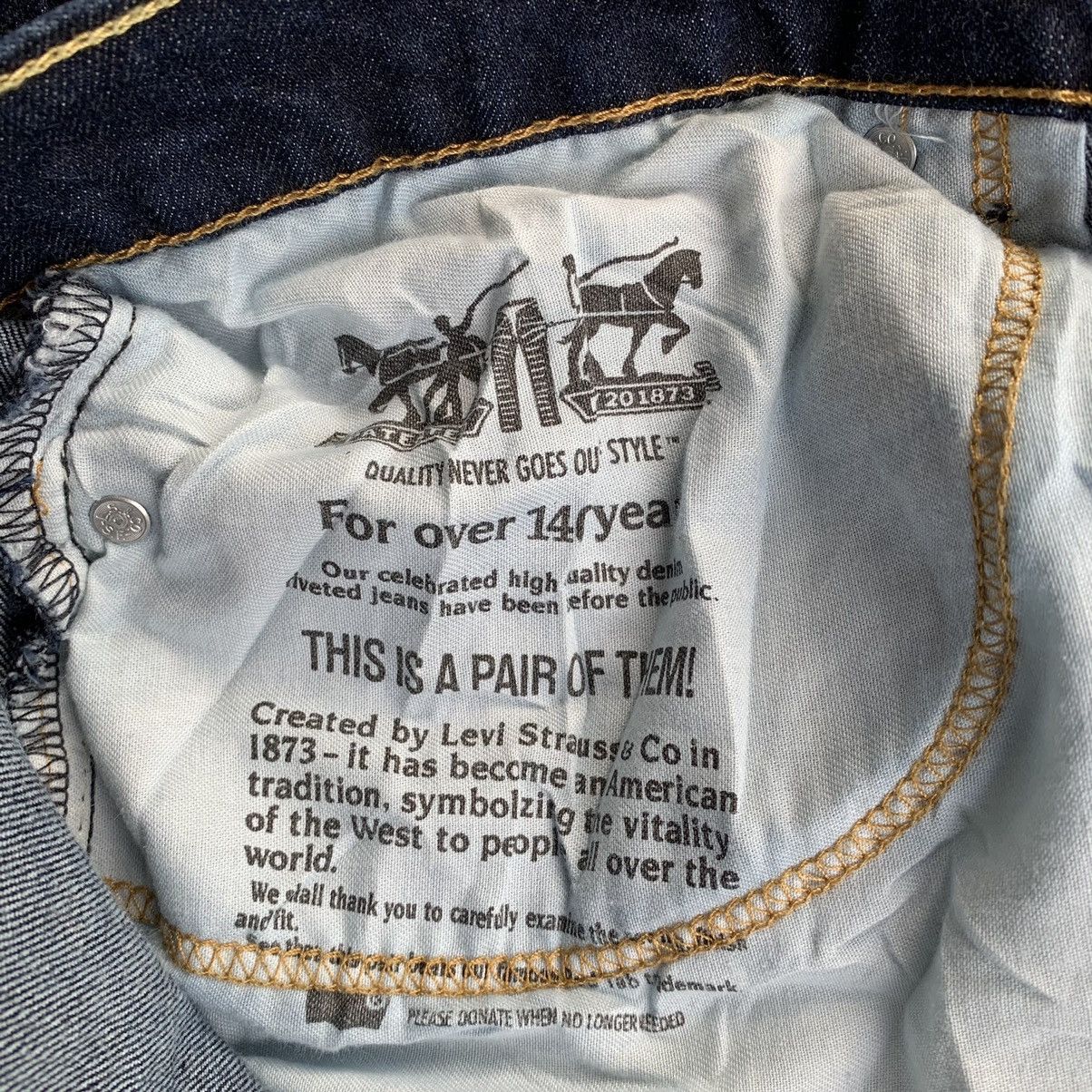 Levi's Levi’s denim jean big size Size US 44 / EU 60 - 4 Thumbnail