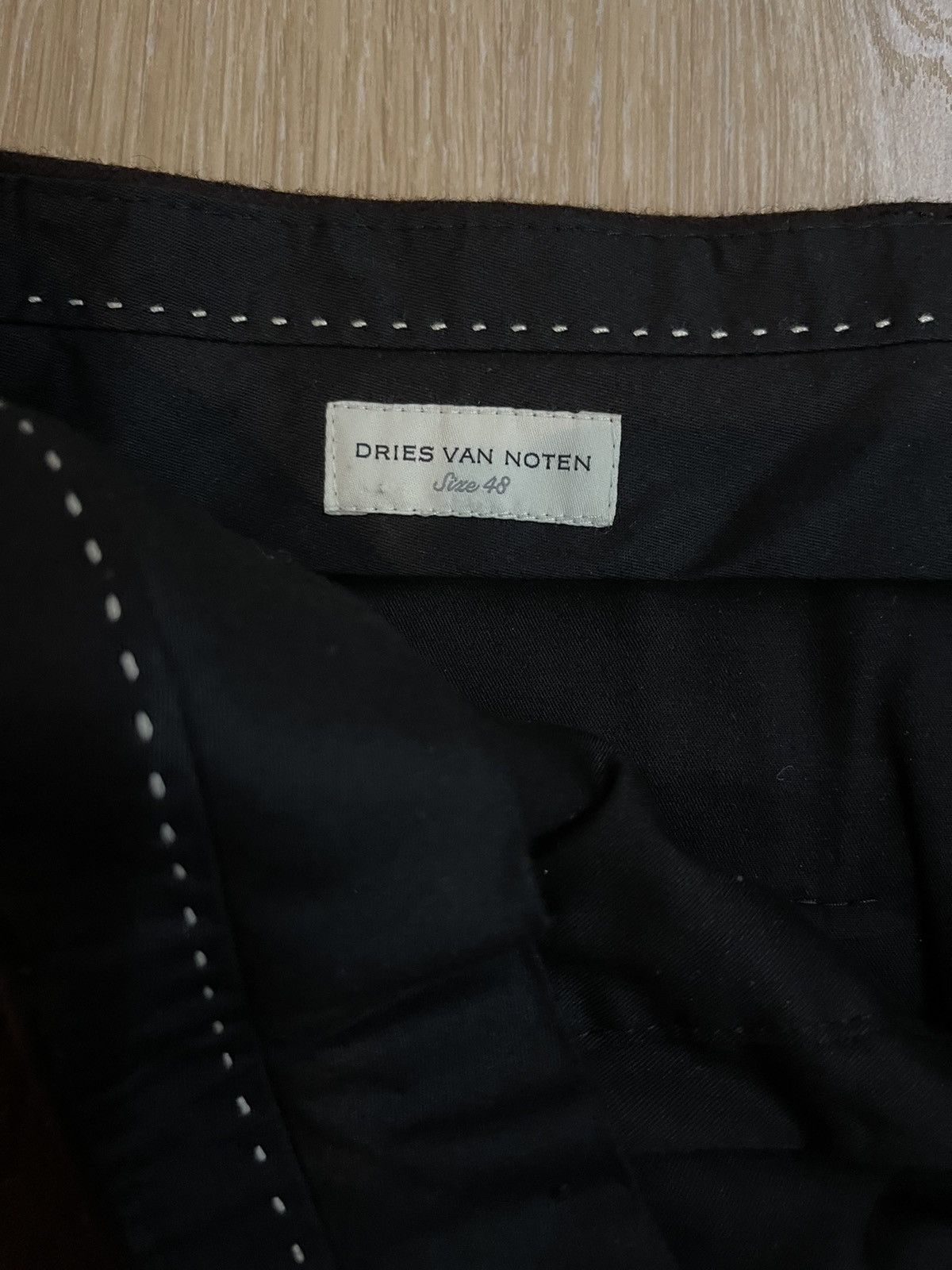 Dries Van Noten Dark brown ‘Patrini’ sample trousers Size US 32 / EU 48 - 3 Thumbnail