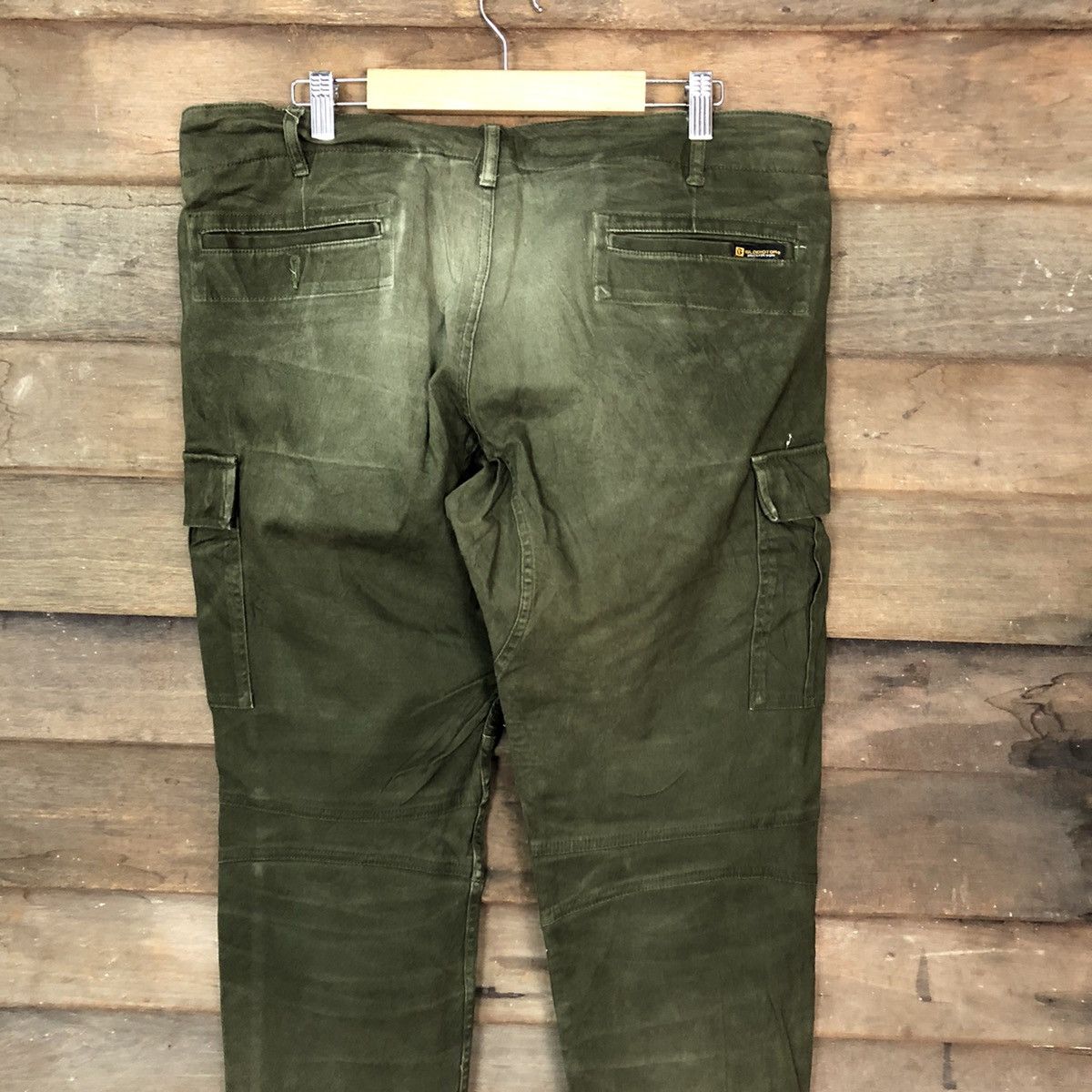 Japanese Brand Glodiator Dark Green multipocket tactical Cargo Pants #4511 Size US 36 / EU 52 - 12 Thumbnail