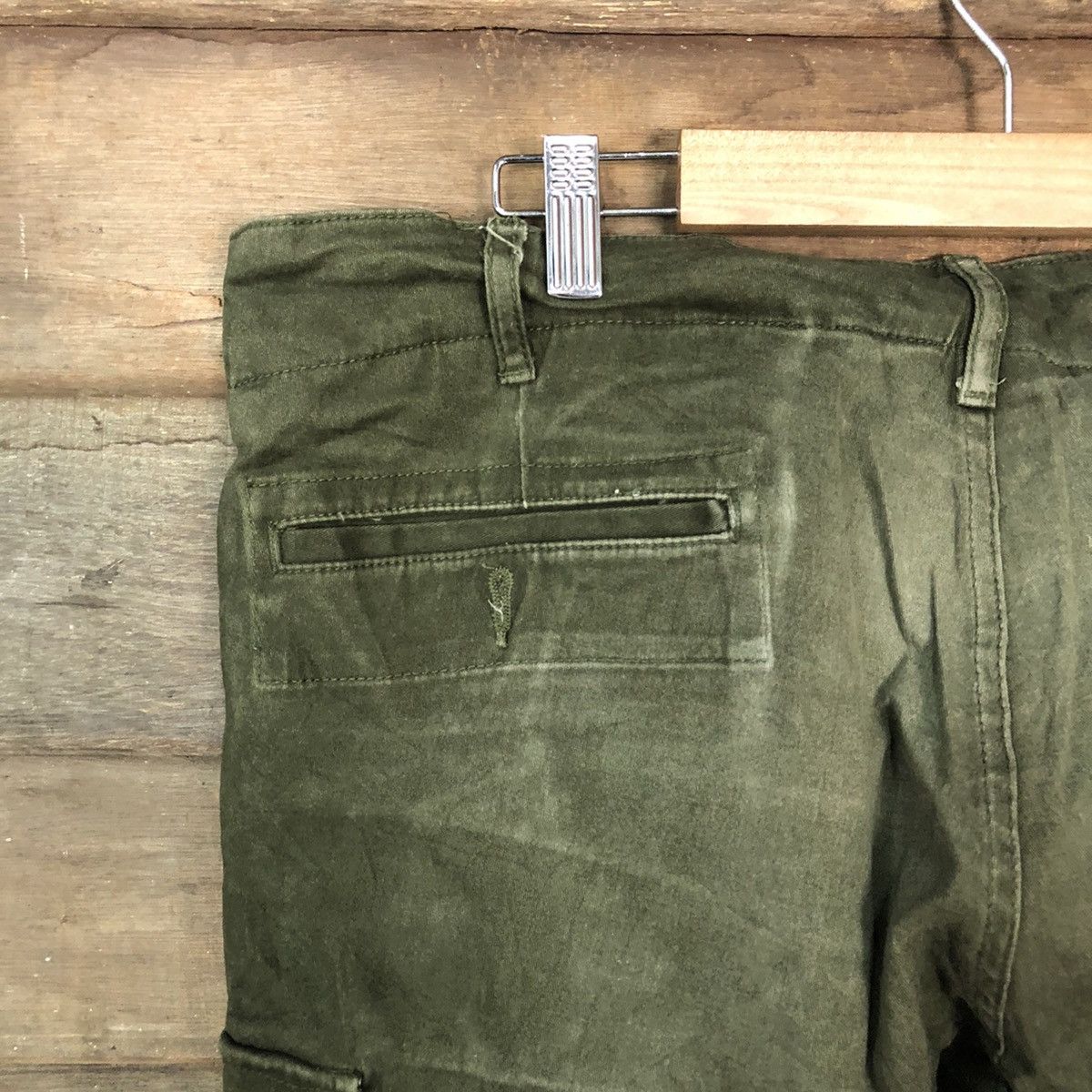 Japanese Brand Glodiator Dark Green multipocket tactical Cargo Pants #4511 Size US 36 / EU 52 - 14 Thumbnail